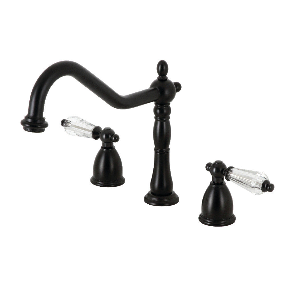 Kingston Brass KB1793WLLLS Wilshire Widespread Kitchen Faucet
