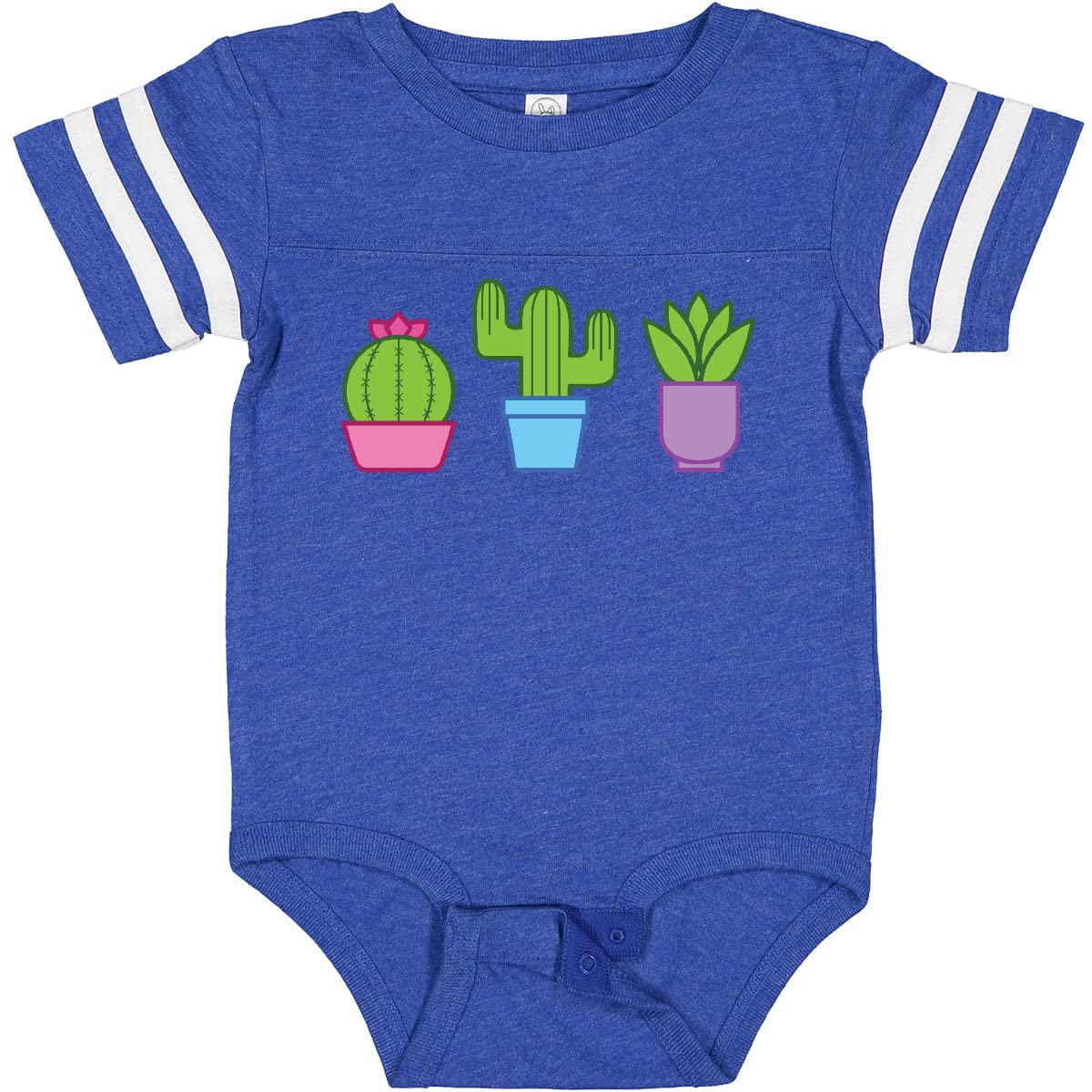 Inktastic Cute Cactus & Plants Baby Bodysuit - Soft Cotton Infant Onesie for Boys & Girls - Perfect for Newborn Photos, Baby Showers & Everyday Wear