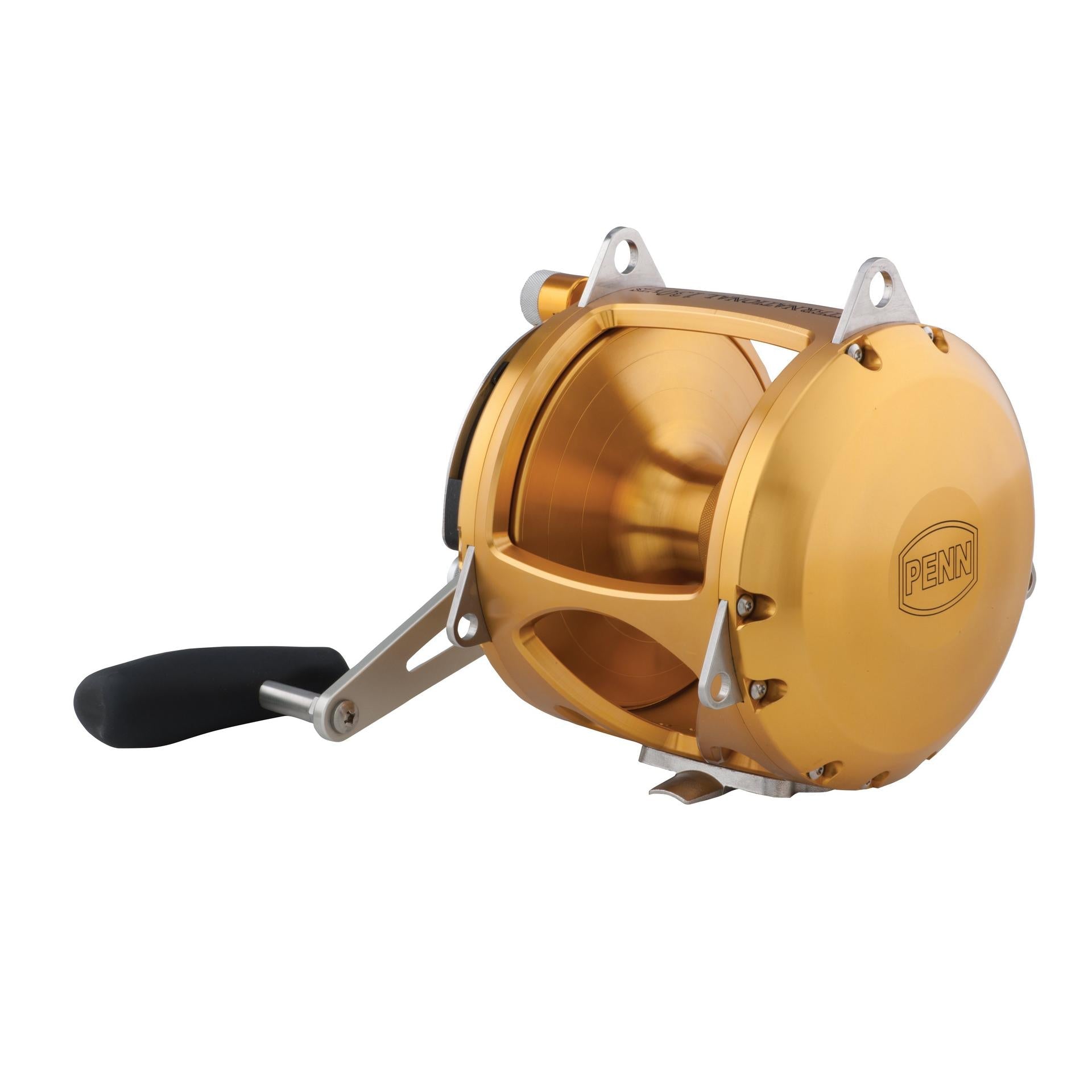 International® VIS Two Speed Conventional Fishing Reel - Saltwater & Freshwater Angling for Offshore & Inshore Fishing