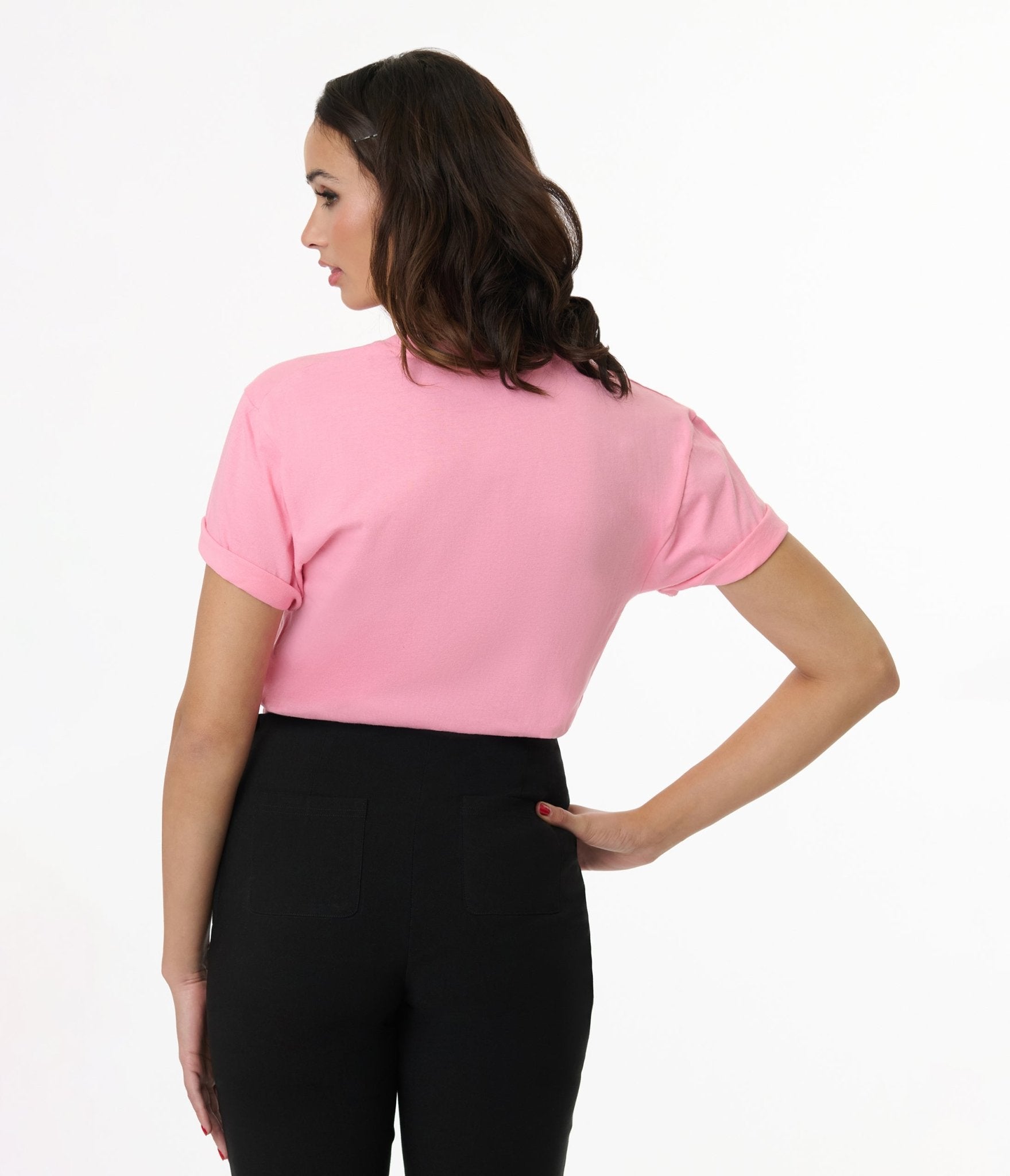 Disney Snow White Vintage Graphic Tee - Pink Unisex T-Shirt for Disney Fans, Casual Wear & Cosplay