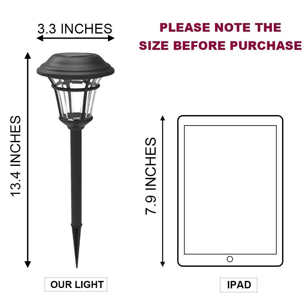 MAGGIFT 12 Pack Solar Powered Outdoor Pathway Lights - Waterproof LED Garden Lights for Walkway, Driveway, Yard & Landscape Decoration (Warm White, 10 Lumen) | Energy Efficient Solar Lights for Home & Garden Use at Night