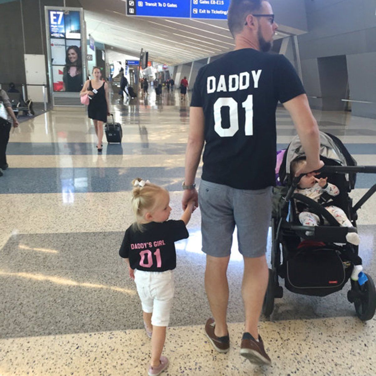 Dad and Daughter Matching T-Shirts - Cute Father & Child Outfits for Family Photos, Holidays & Special Occasions