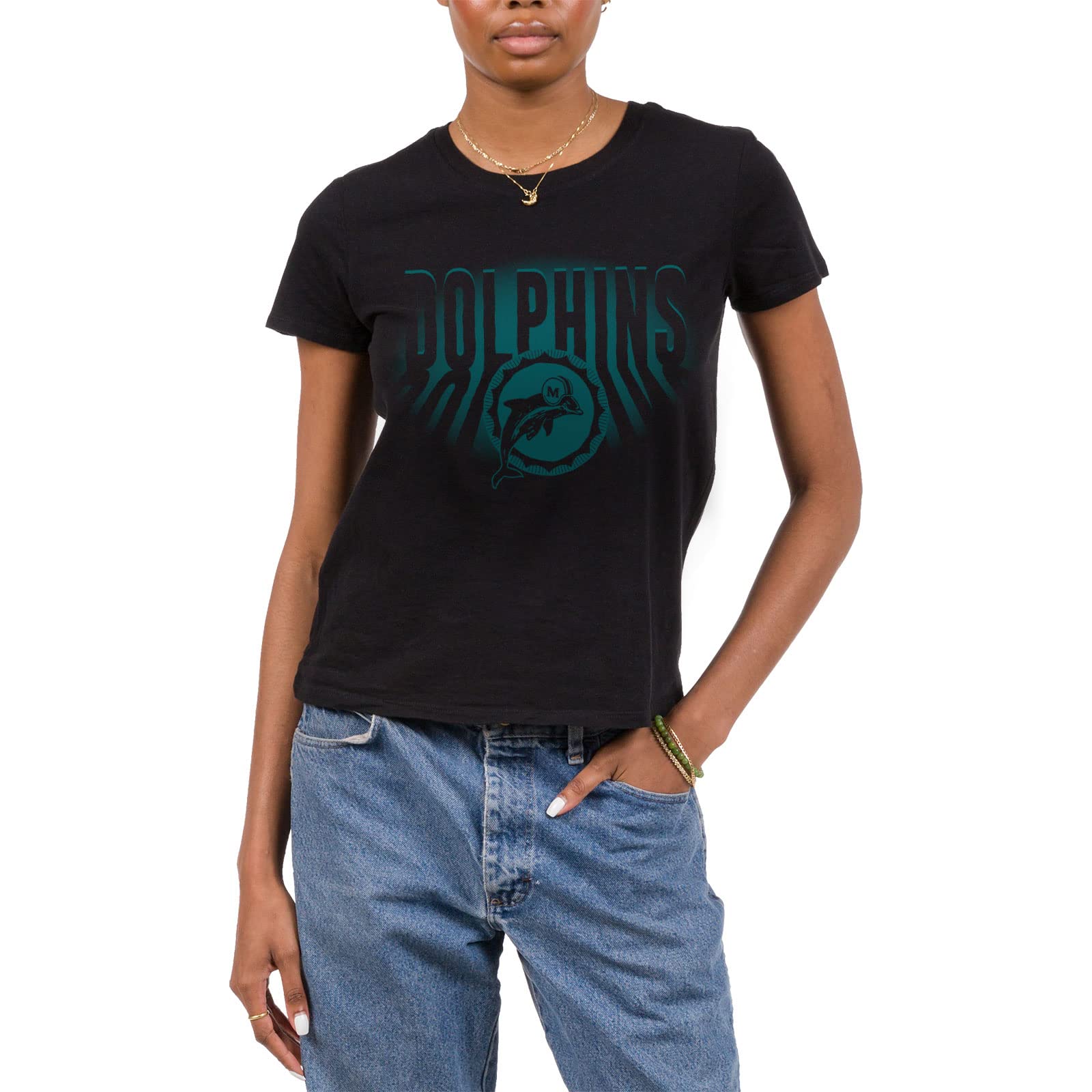 Officially Licensed NFL Women's Short Sleeve Fan T-Shirt - Junk Food Clothing x NFL Team Spotlight Collection - Perfect for Game Day, Sports Events & Casual Wear