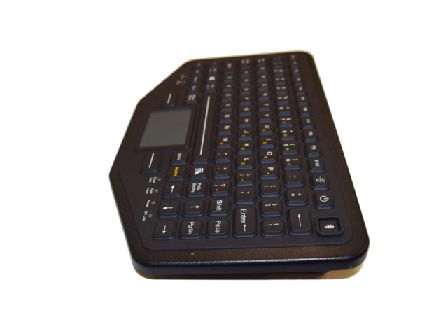 iKey BT 870 TP Dual Connectivity Bluetooth Keyboard - Wireless Keyboard for PC, Mac, iPad - Perfect for Office, Home & Travel Use