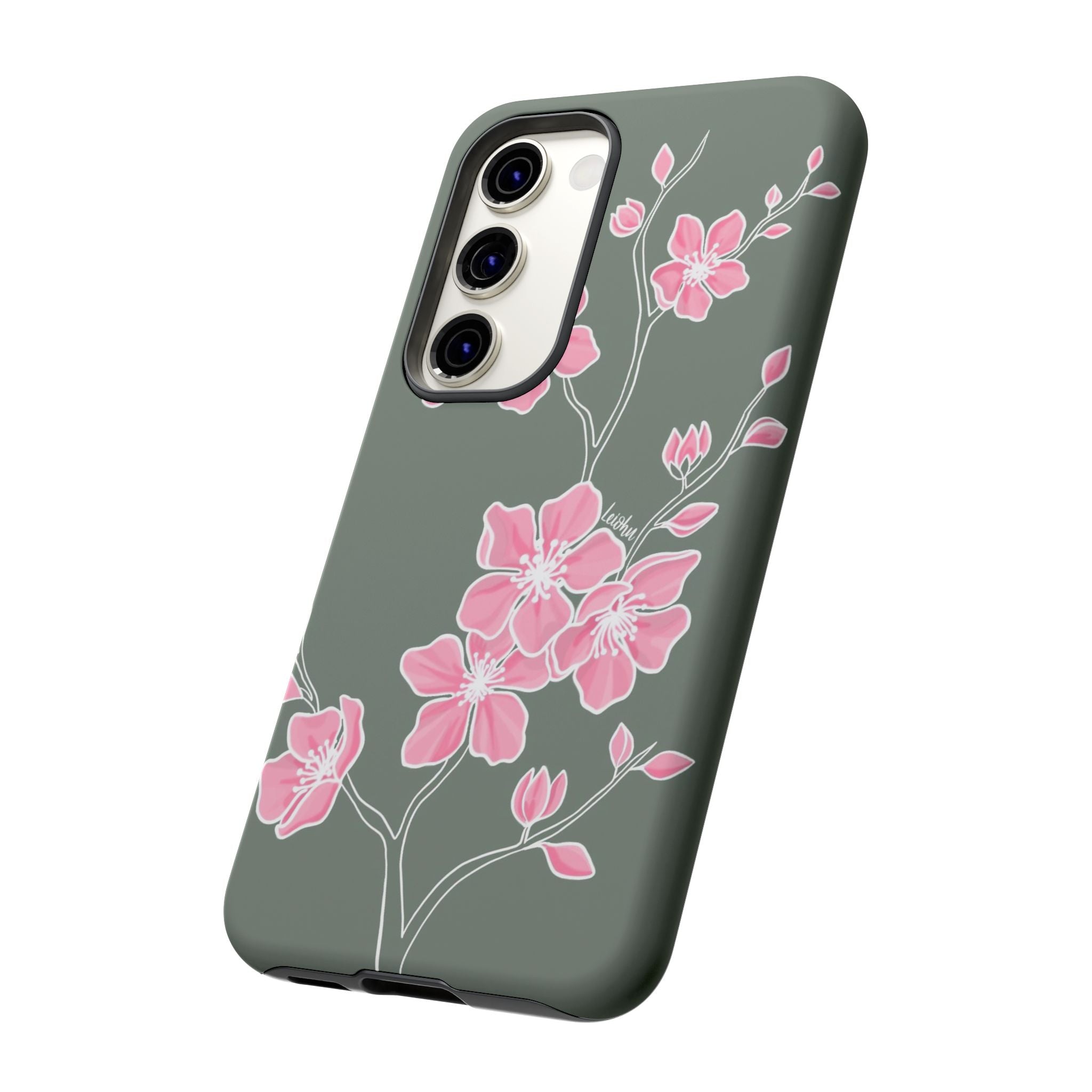 Samsung Galaxy Phone Case with Cherry Blossom Design - Stylish Protective Cover for Everyday Use, Travel & Work