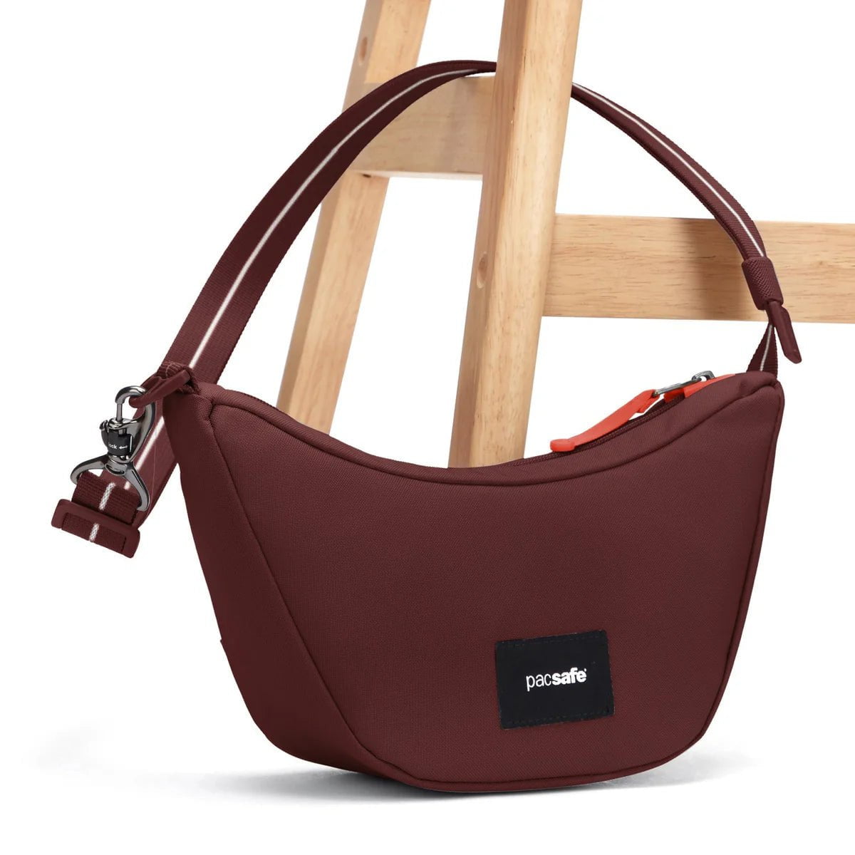 Pacsafe GO Anti-Theft Lunar Crossbody Bag - Secure & Stylish Travel Purse for Women - Perfect for Commuting, Shopping & Sightseeing