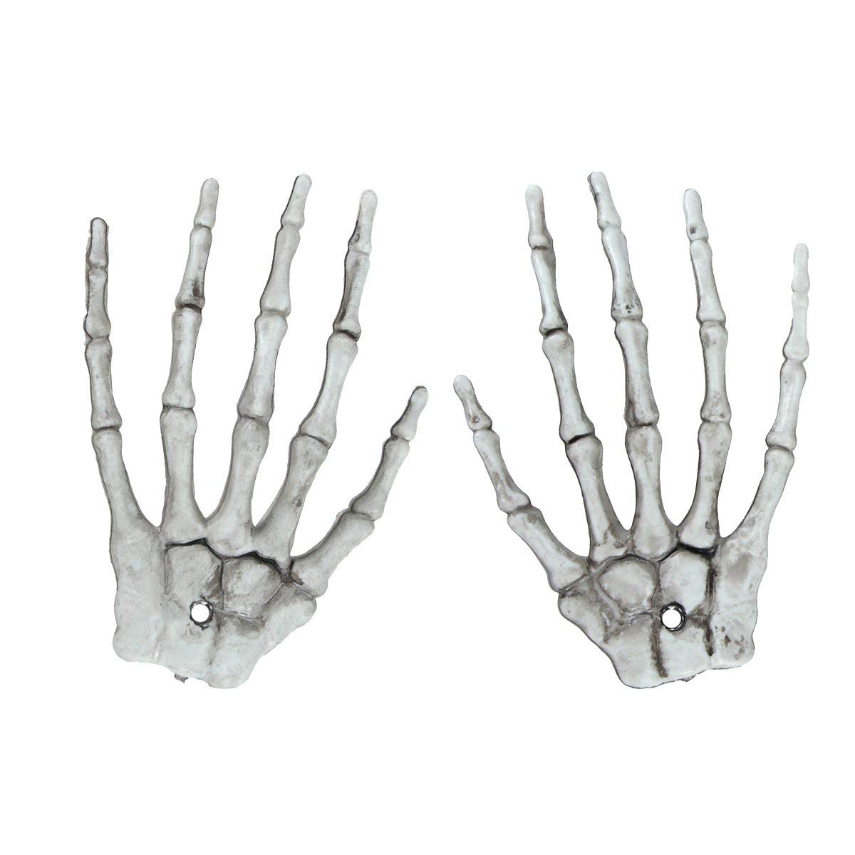 Realistic Skeleton Hands Halloween Decor - Witch Hands Props for Haunted House, Bar, Party & Trick or Treat - Perfect for Spooky Decorations & Themed Events (Size 3)