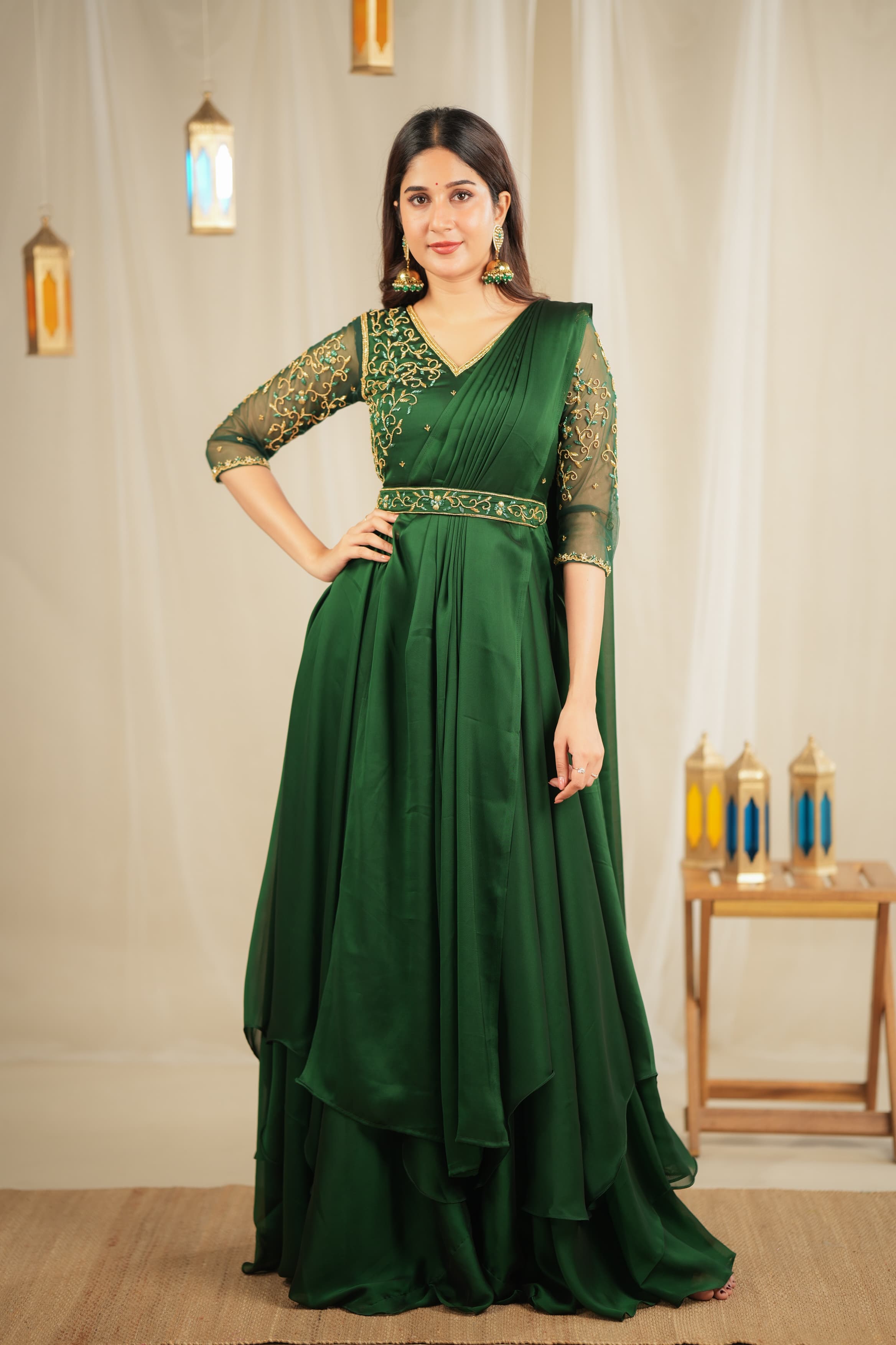 Smiriti Premium Designer Drape Wear for Women - Elegant & Stylish Outfits for Parties, Weddings & Special Occasions