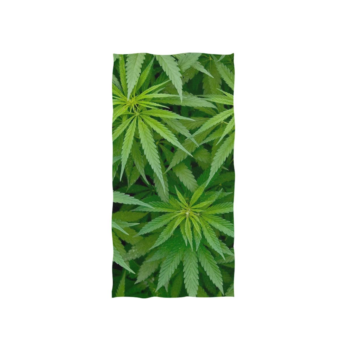 Premium Soft Absorbent Cannabis Leaf Bath Towel - 30