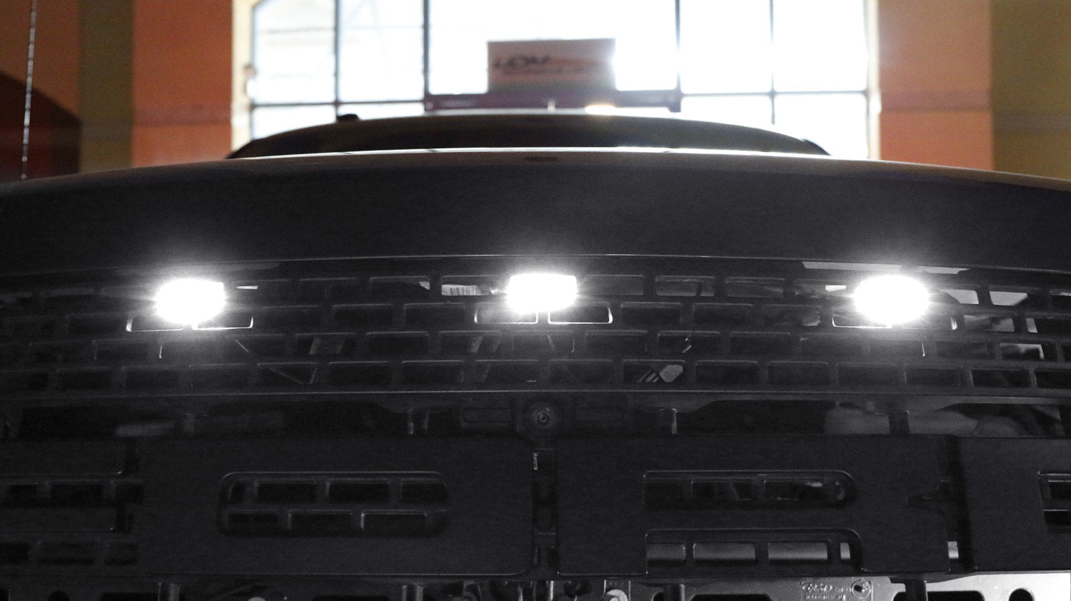 3pcs Smoked 12 SMD Xenon White LED Front Grille Running Lights for Ford Raptor - Durable Off-Road Lighting for Trucks & SUVs, Perfect for Night Driving & Adventure