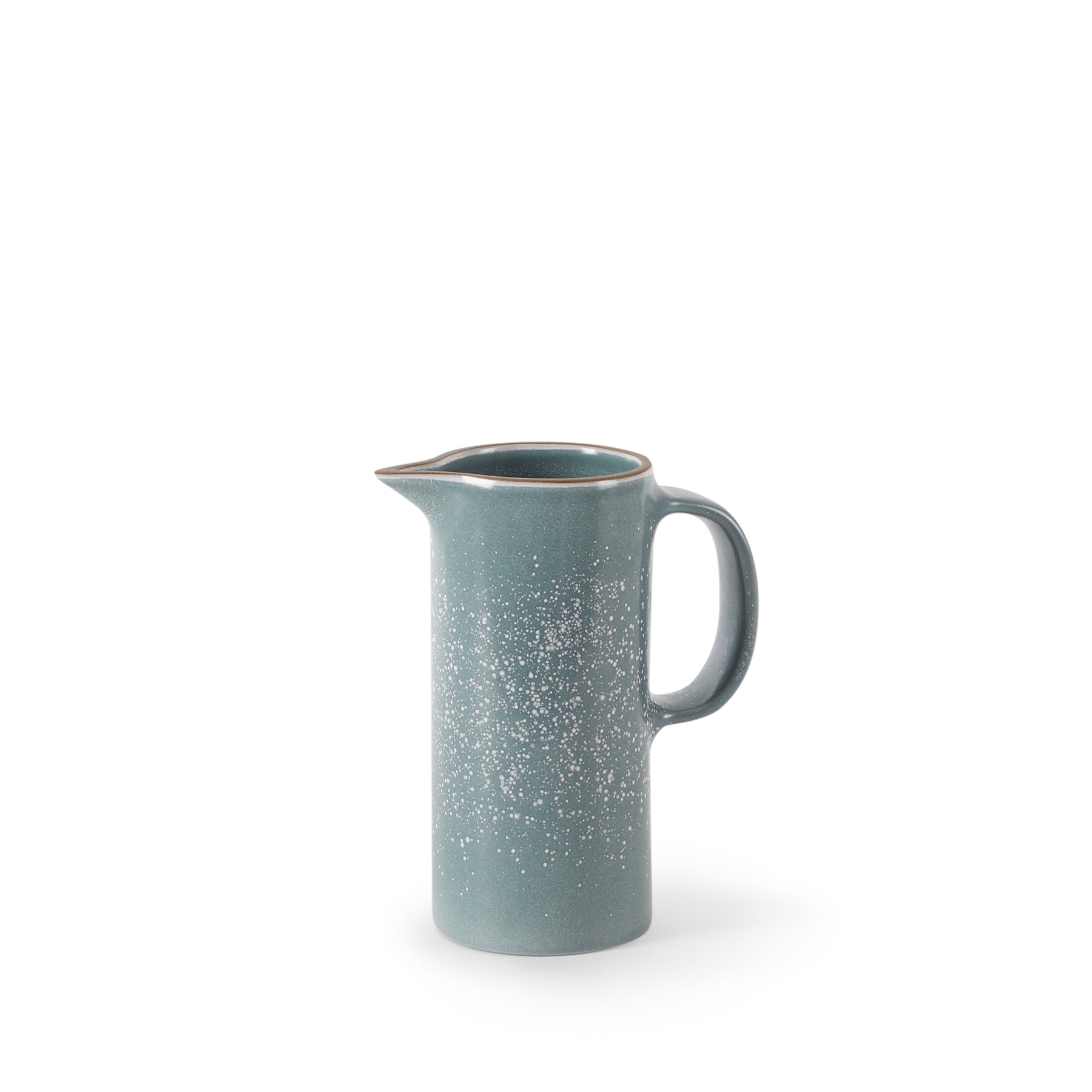 Bluejay and Opaque White Small Pitcher - Elegant Glass Pitcher for Iced Tea, Lemonade & Water - Perfect for Home, Kitchen & Outdoor Entertaining