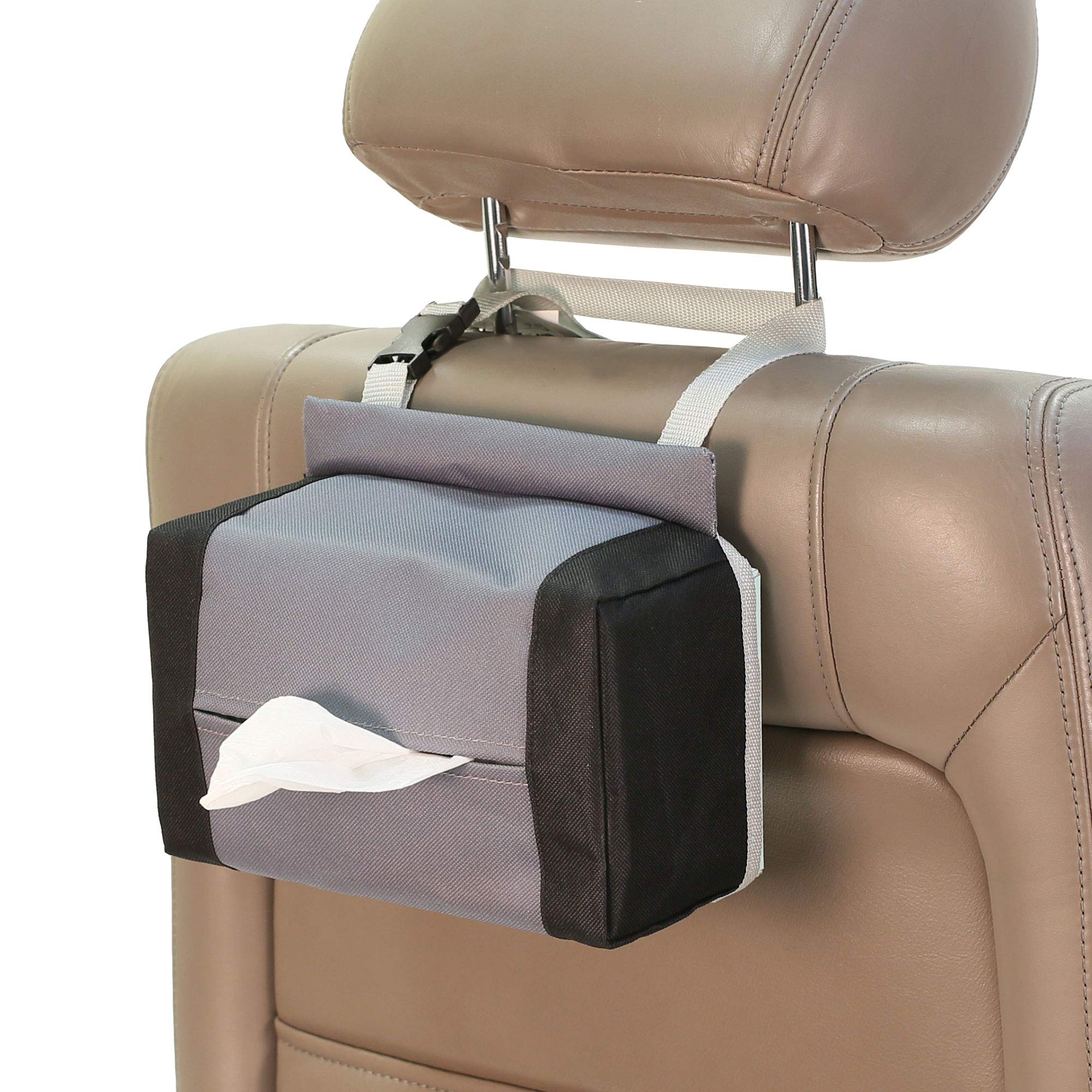 FH Group Universal Fit Red Full Set Flat Cloth Car Seat Covers - Compatible with Cars, Trucks & SUVs (Front & Rear Bench Seat Protection) | Durable Interior Accessories for Daily Commute, Road Trips & Family Travel