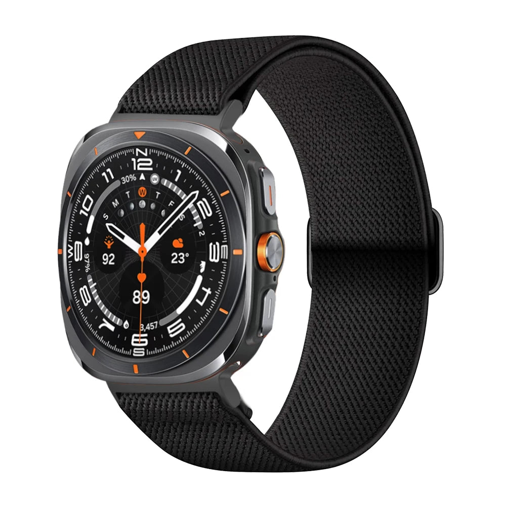 Elastic Bands for Samsung Galaxy Watch Ultra - Adjustable, Comfortable & Durable Replacement Strap for Workout, Running & Daily Use