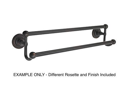 Emtek Traditional Brass Double Towel Bar 18