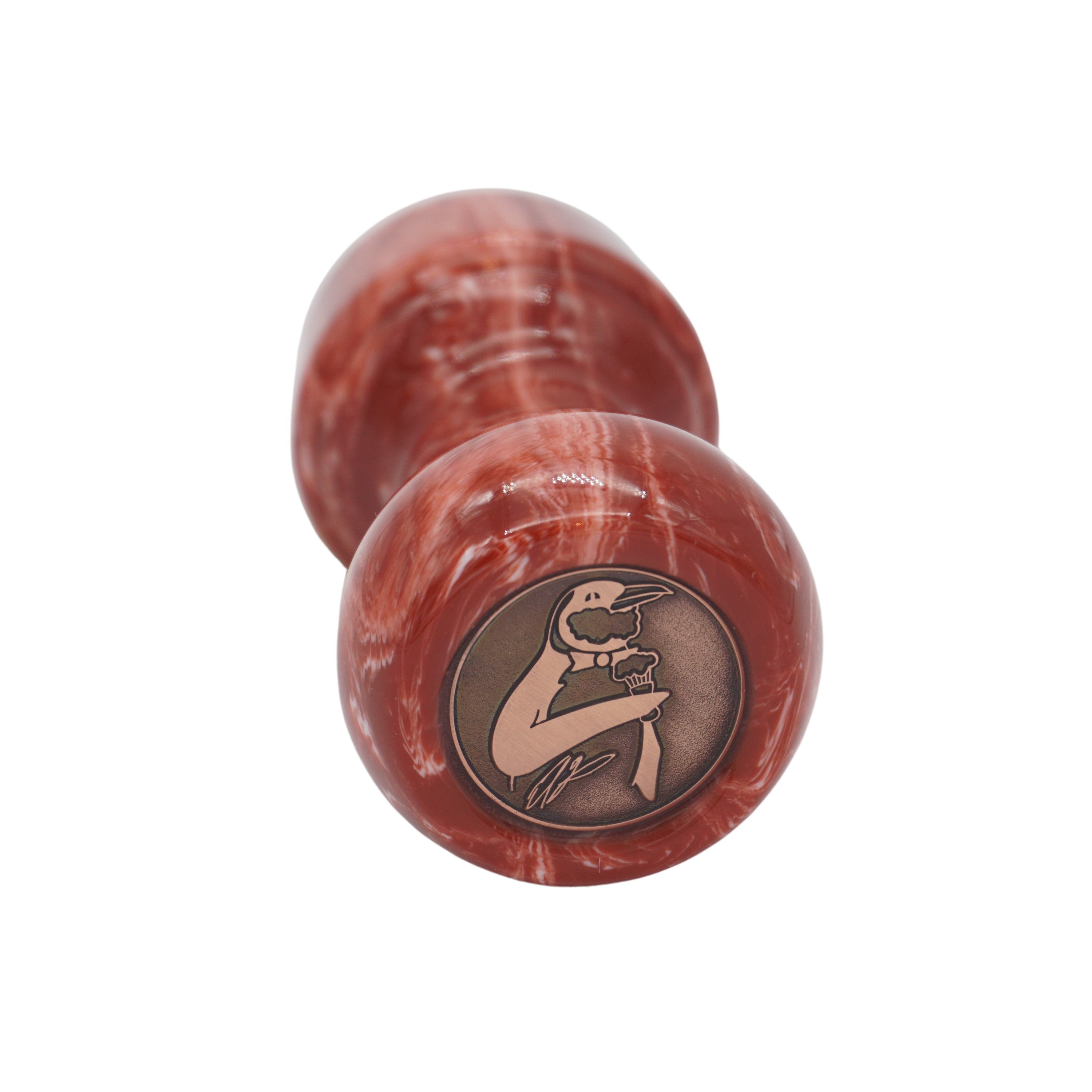Handmade Strawberry Cream Shaving Brush Handle - Fits 24mm & 26mm Knots - Perfect for Wet Shaving & Grooming Gifts for Men