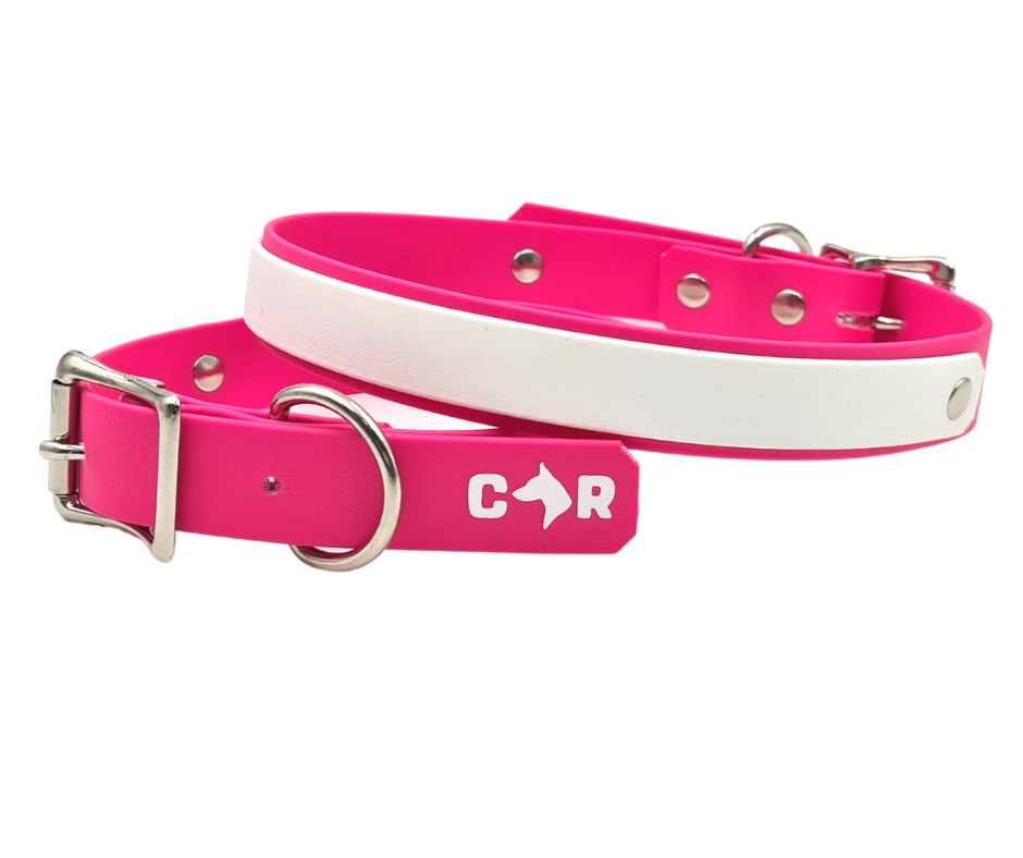 Durable Biothane Dog Collar & Ruff Duet Set - 20mm Width for Medium Dogs - Perfect for Training, Hiking, and Outdoor Adventures