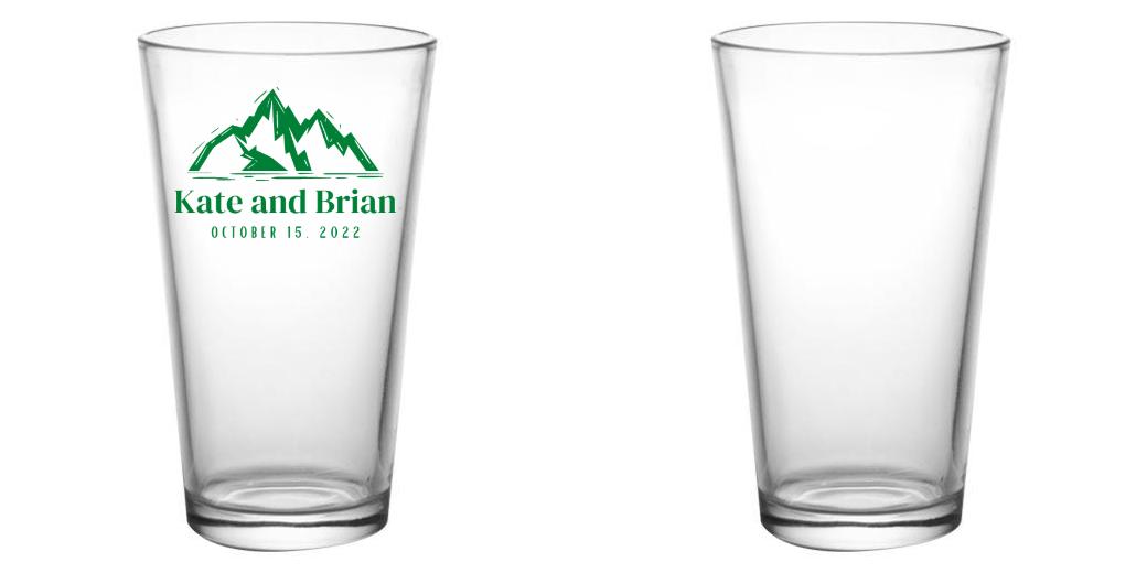 16 oz. Custom Pint Glass - Mixing Glass for Cocktails, Barware, and Home Brewing - Perfect for Bartenders, Home Bars, and Beer Enthusiasts