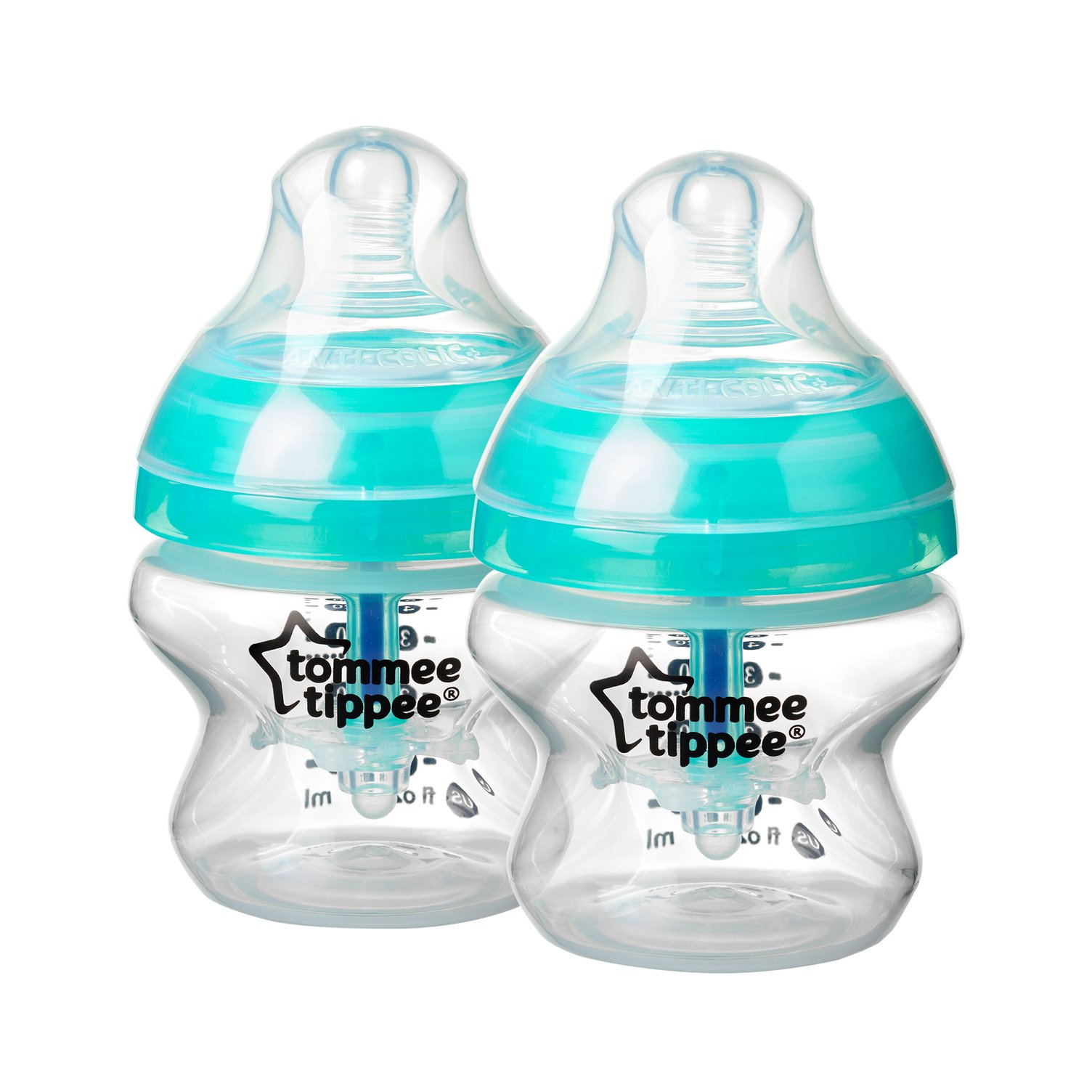 Tommee Tippee Advanced Anti-Colic Baby Bottle Set - Complete Feeding Kit with Slow Flow Nipples & Travel Case - Perfect Newborn Gift for Breastfed Babies | Ideal for Home, Daycare & On-the-Go Use