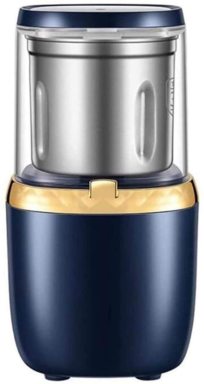 Premium Electric Coffee Grinder - Detachable Stainless Steel Blade for Coffee Beans & Spices, 800g/10 Cups Capacity, 3 Adjustable Grind Modes with Removable Bowl - Perfect for Home, Office & Travel Use
