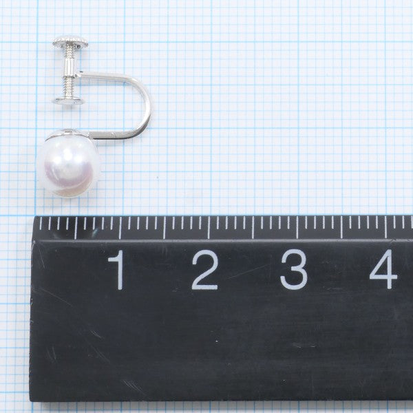 14K White Gold Pearl Earrings for Women – Elegant Stud Earrings with Real Pearls, Perfect for Weddings, Parties & Gifts