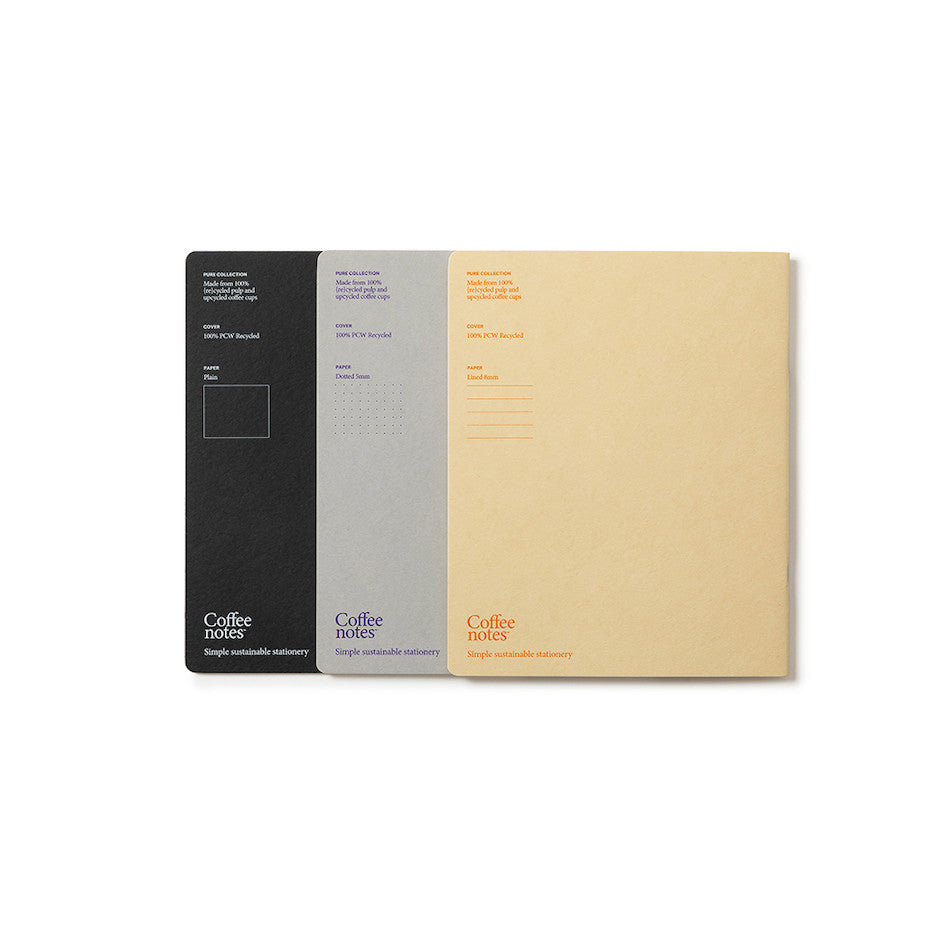 Premium Coffeenotes Piccolo Notebook - Pure Collection for Journaling, Note Taking & Gift Giving - Perfect for Travel, Office & School Use