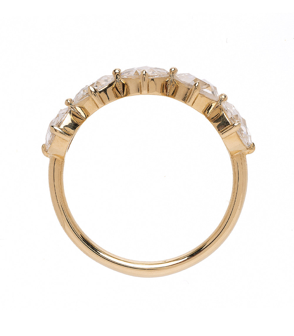 Claudette 5 Stone Diamond Ring for Women - Elegant Wedding, Engagement & Anniversary Jewelry Gift - Perfect for Special Occasions & Everyday Wear