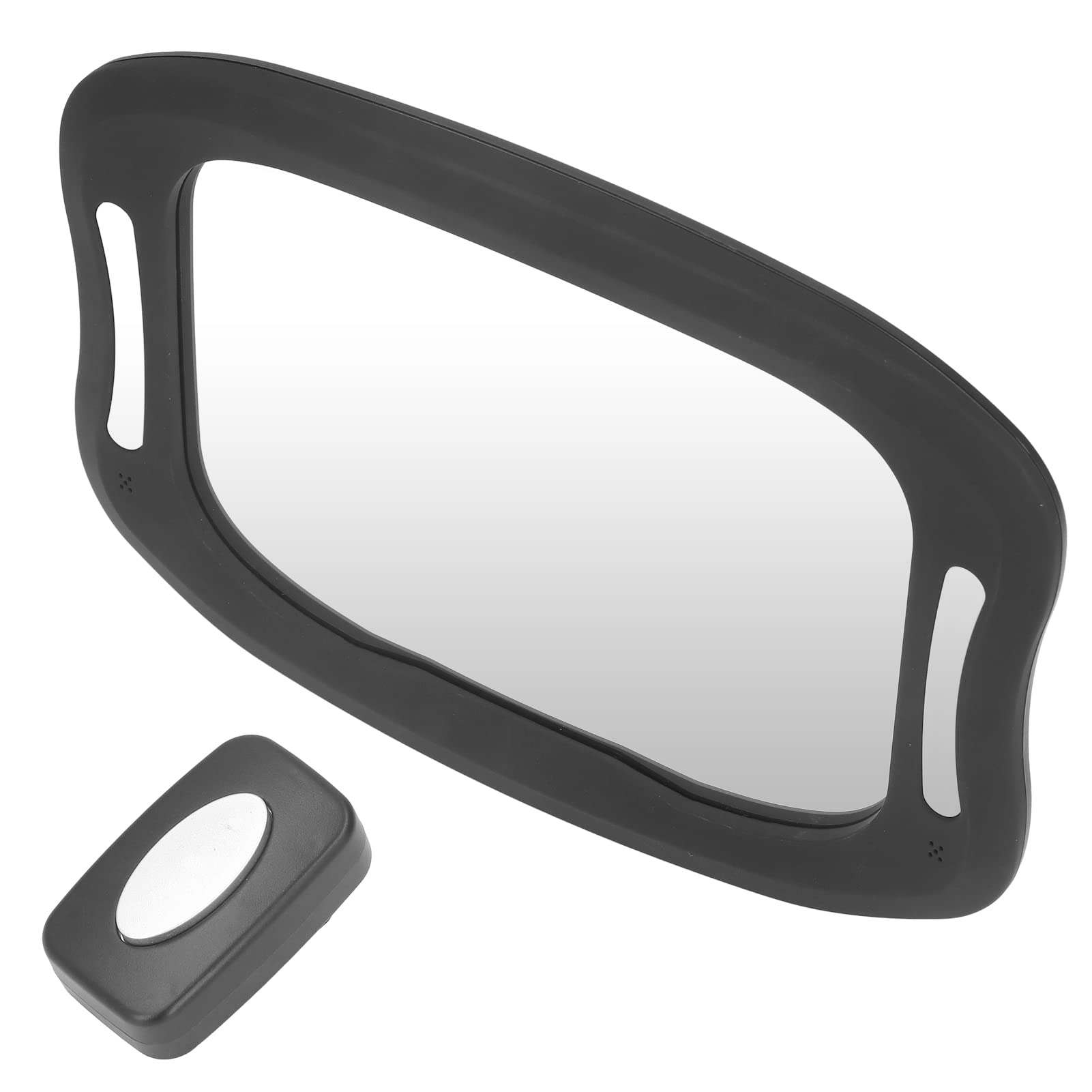 Baby Car Mirror with Remote Control - 360° Adjustable ABS PC Infant Mirror with Soft LED Light for Safe Rear-Facing Seat Monitoring | Perfect for Cars, SUVs, and Family Road Trips