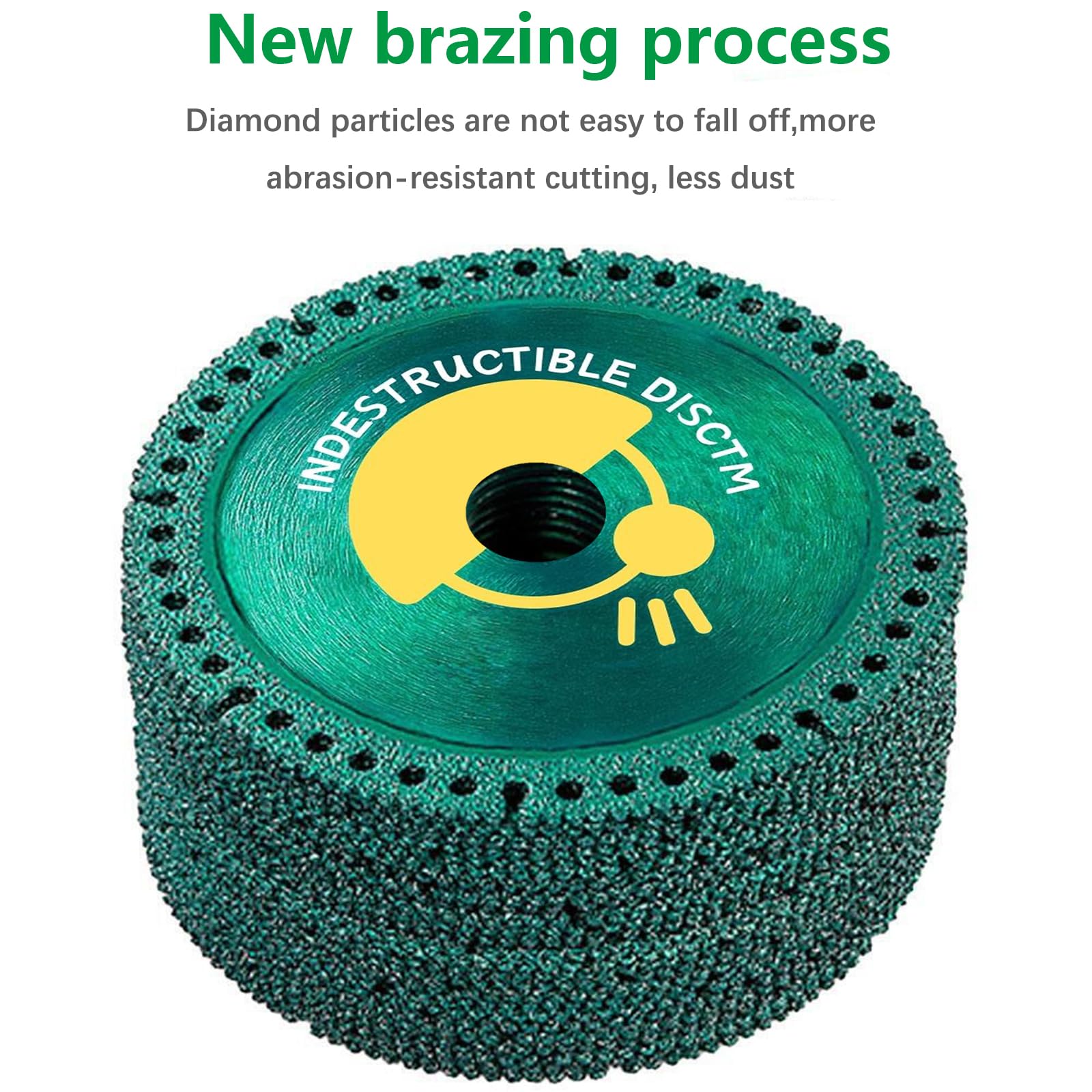 4 Inch Angle Grinder Cutting Discs - 5 Pack Multi-Purpose Composite Slicing Wheels with Removable Snap Ring for Metal, Wood, Tile & Concrete - Perfect for DIY Projects, Construction & Home Renovation