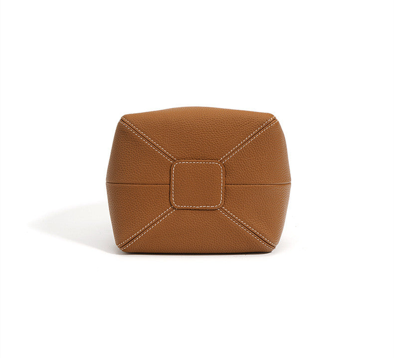 Mini Leather Bucket Bag for Women - Stylish Crossbody Purse with Adjustable Strap - Perfect for Travel, Shopping & Everyday Use