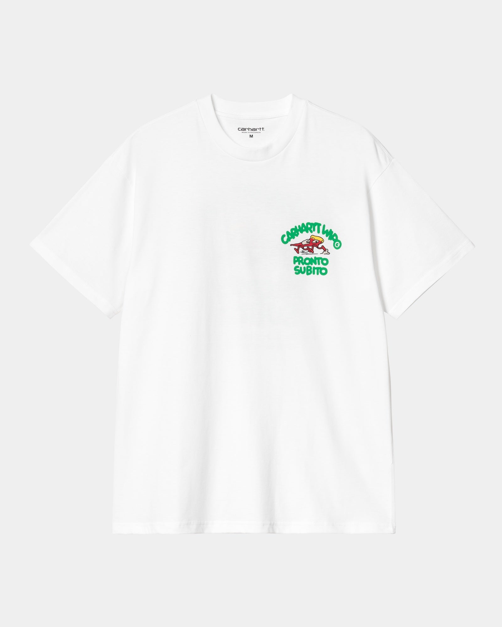 Pronto Men's Classic White T-Shirt - Soft Cotton Crew Neck Tee for Casual Wear, Gym & Everyday Outfits