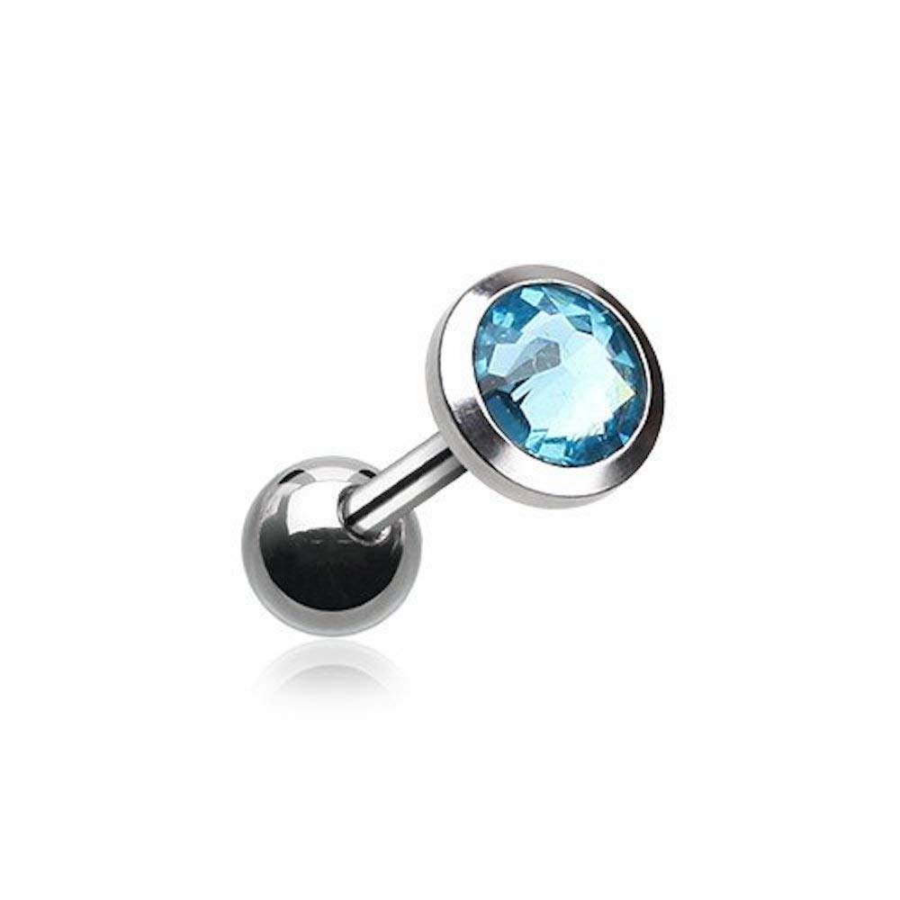 Sparkling Cartilage & Tragus Earrings for Women - Dainty Gemstone Stud Earrings for Helix, Conch, Lobe Piercing - Perfect for Parties, Weddings & Everyday Wear