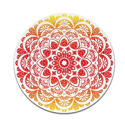 Red Orange Mandala