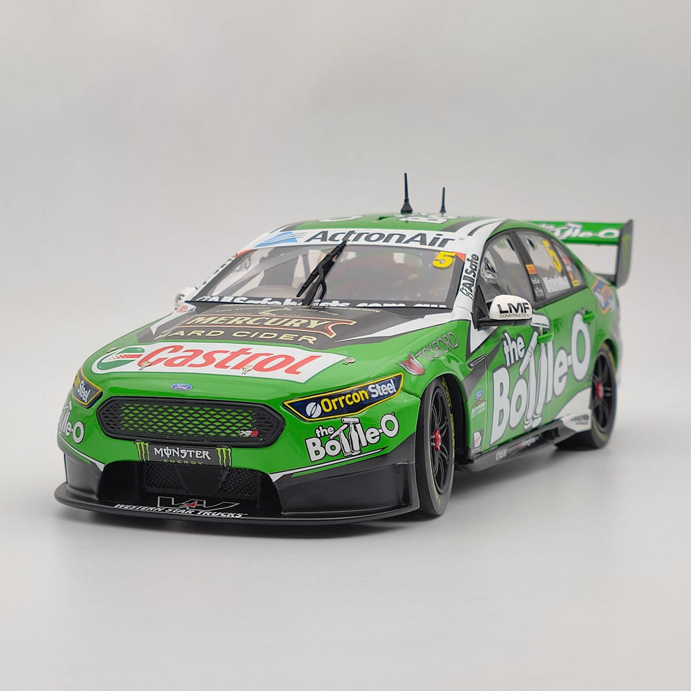 1/18 Scale Apex Ford The Bottle O Racing Team #5 Mark Winterbottom 2017 AD81422 Diecast Model Car - Limited Edition Collectible for Racing Fans & Display Showcase