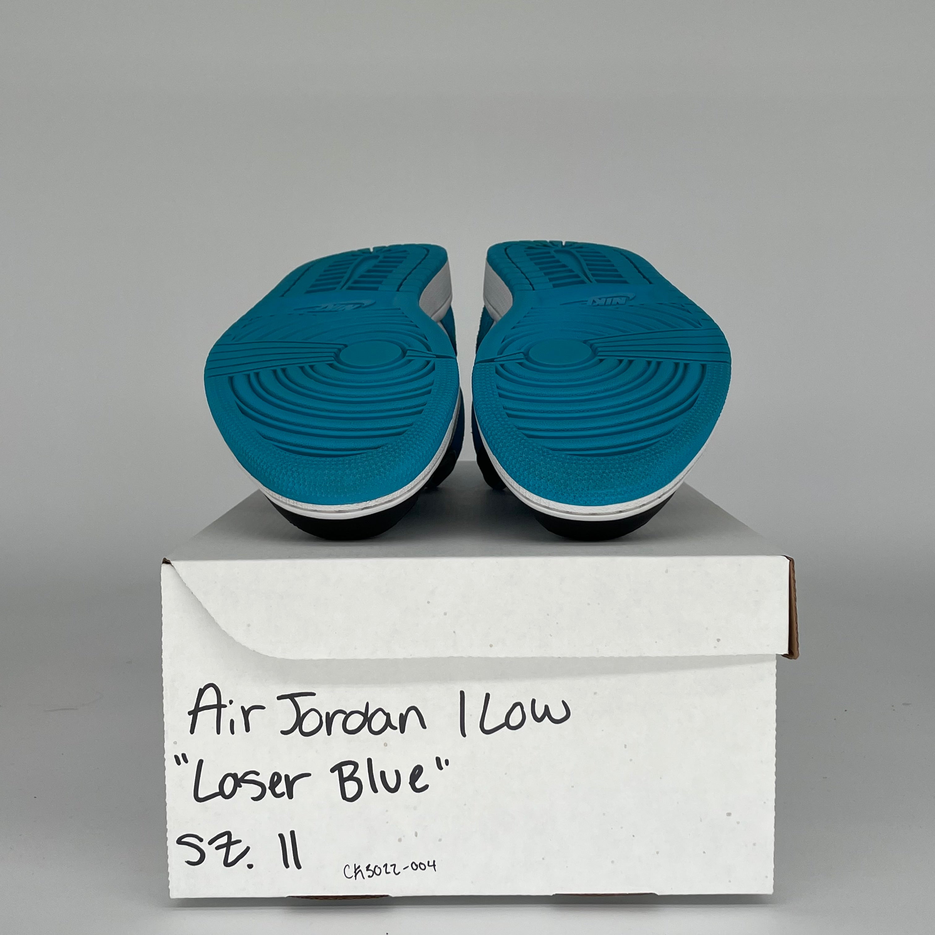 AIR JORDAN 1 LOW LASER BLUE Men's Basketball Shoes - Size 11 (CK3022-004) - Perfect for Streetwear, Casual Outfits & Sneaker Collectors