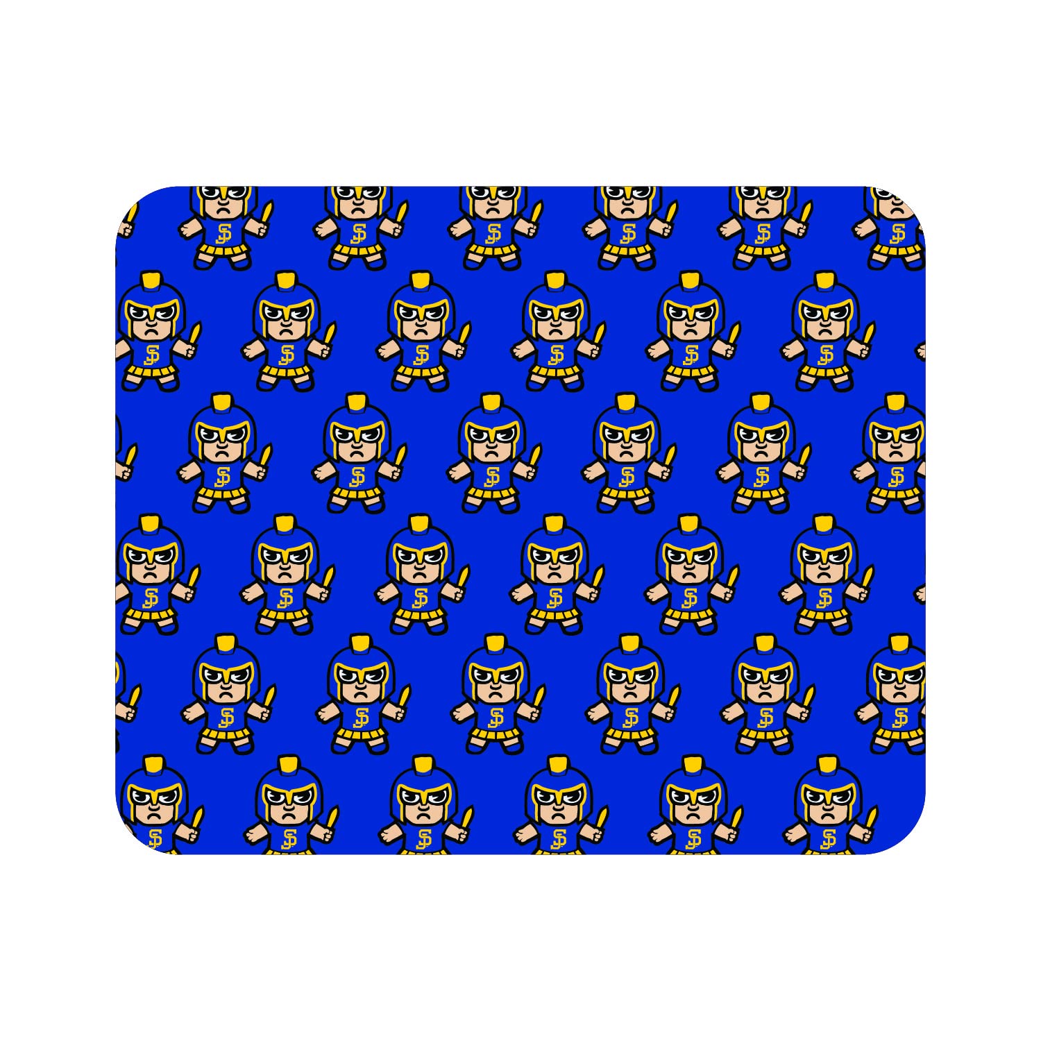 OTM Essentials San Jose State University Mouse Pad - Standard Fabric Desk Accessory for Gaming & Work - Tokyodachi Mascot Design - Perfect for Office, Home & Dorm Room Setup