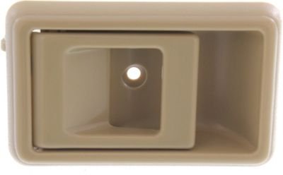 OE Replacement Front Driver Side Beige Interior Door Handle Compatible with Toyota Models (No Lock Hole) - REPTY462166 | Easy DIY Installation for Car Interior Repair & Maintenance