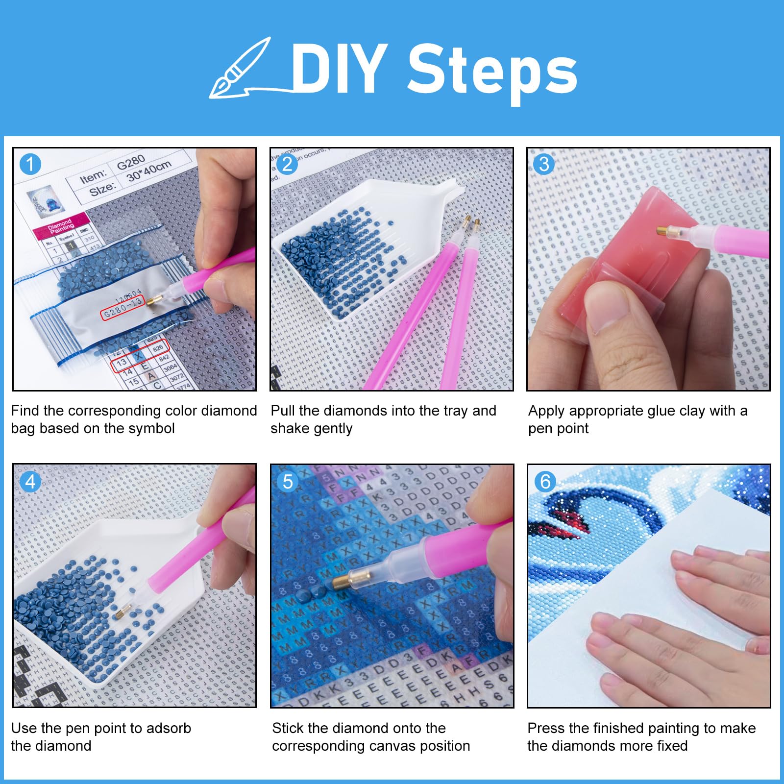 5D Diamond Painting Kit for Adults - DIY Mushroom Diamond Art with Round Drills, Full Drill Canvas 12x12 Inch - Home Wall Decor, Beginner Craft, Relaxing Art Therapy Gift (Perfect for Stress Relief & Living Room/Bedroom Decoration)