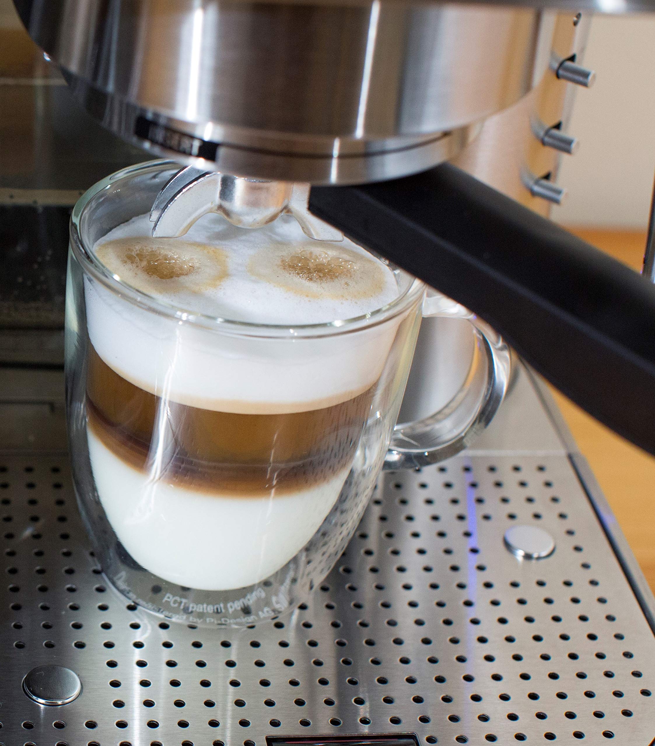 Premium Stainless Steel Espresso Machine for Home & Office - Barista-Quality Coffee Maker with Steam Wand for Lattes & Cappuccinos | Perfect for Coffee Enthusiasts & Small Businesses
