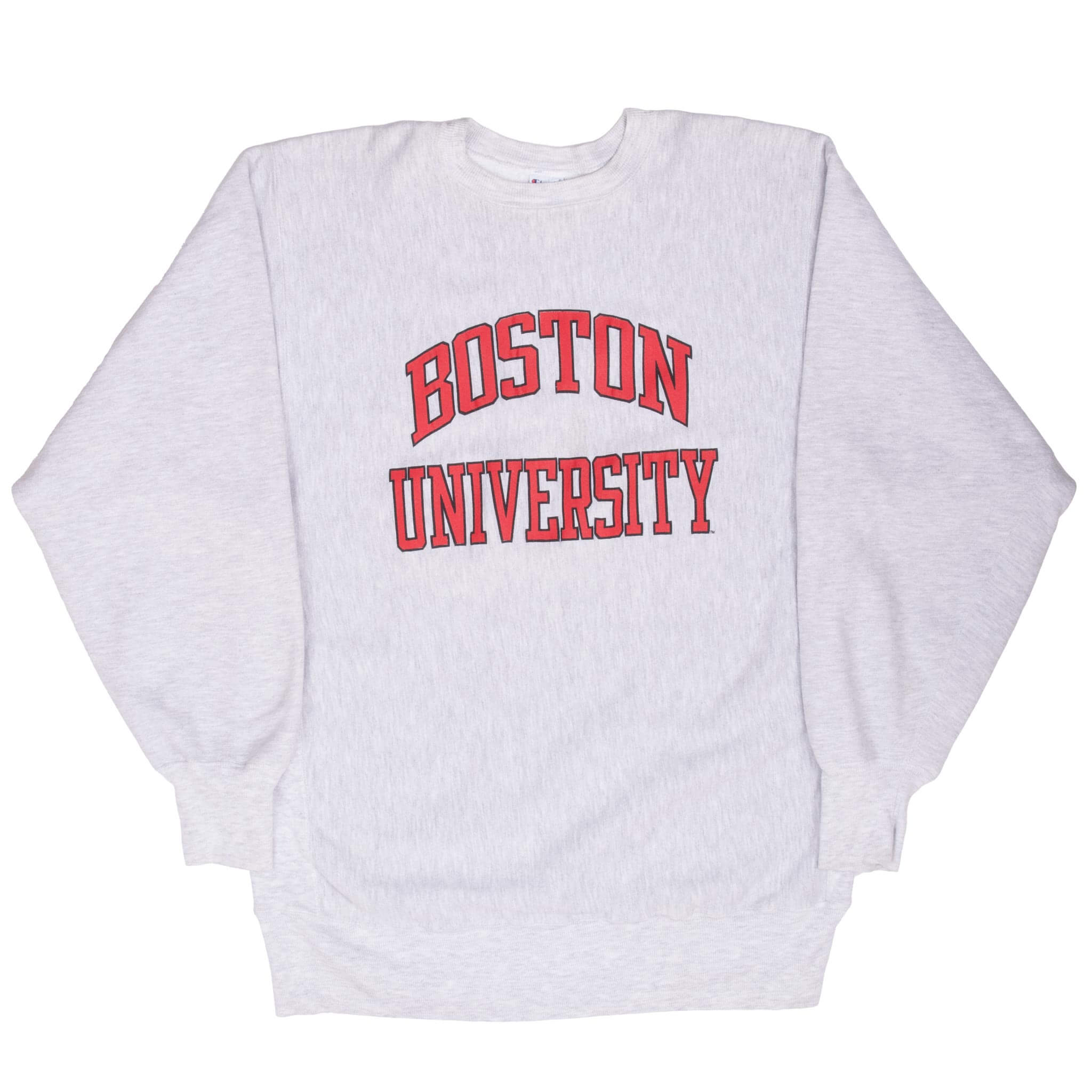 Vintage Champion Reverse Weave Boston University Crewneck Sweatshirt 1990s XL - Retro College Apparel for Casual Wear & Street Style Fashion