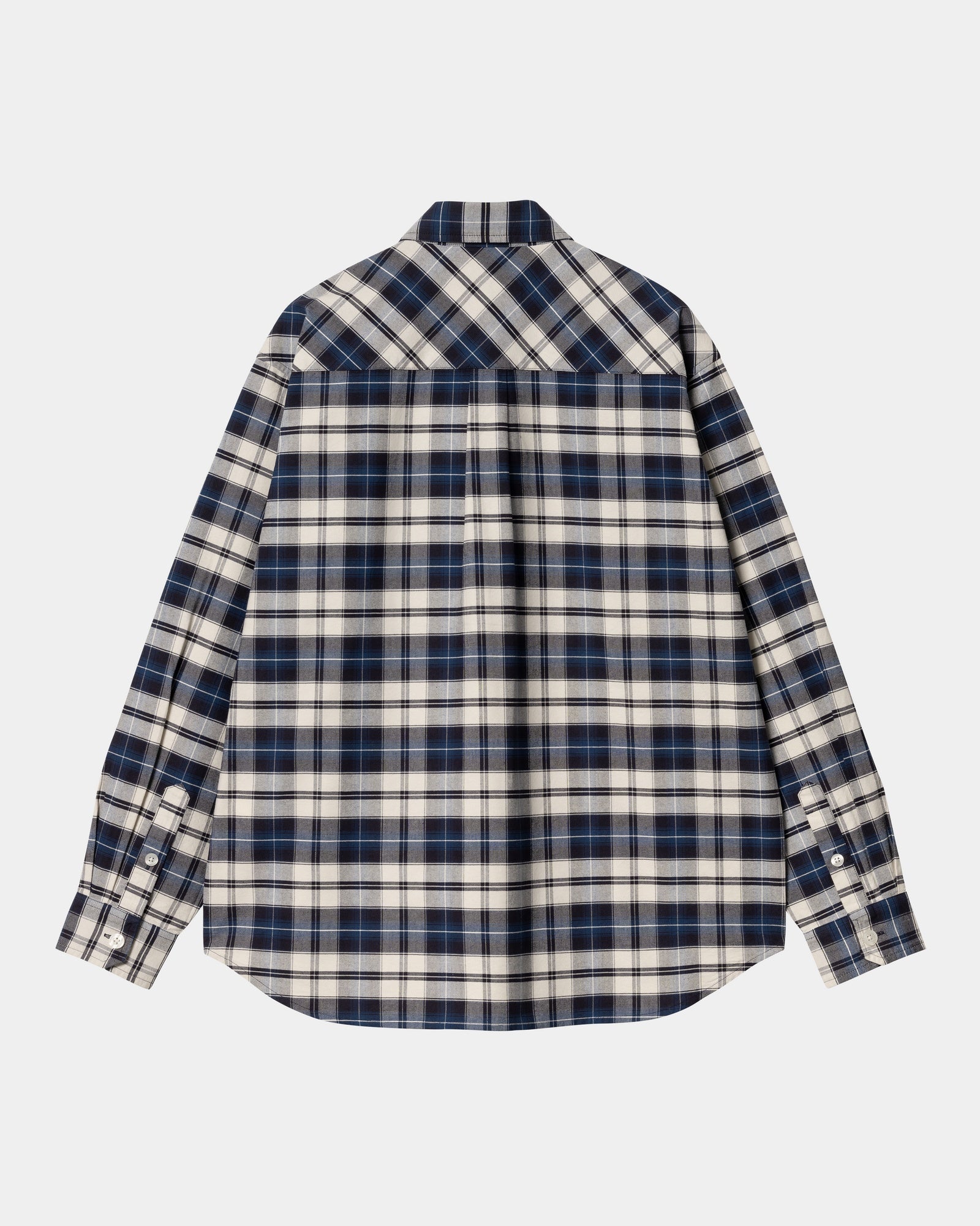 Tarbell Check Shirt for Men - Classic Dark Navy & White Plaid Button Down Shirt | Casual Wear, Office Outfits & Outdoor Activities