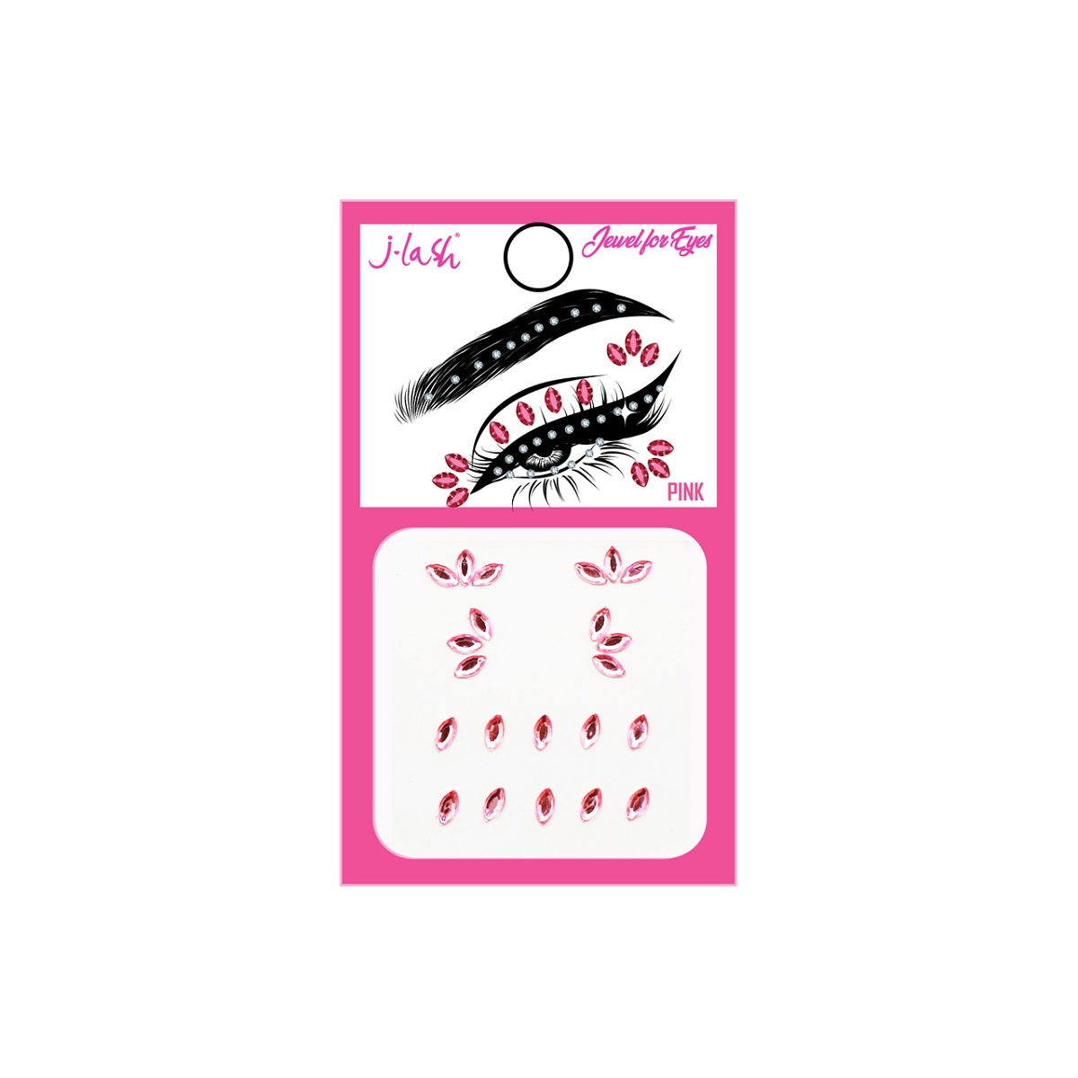 Pink & Jewel Eyeshadow Palette - Long Lasting Pigmented Makeup for Professional & Everyday Use - Perfect for Parties, Weddings & Date Nights