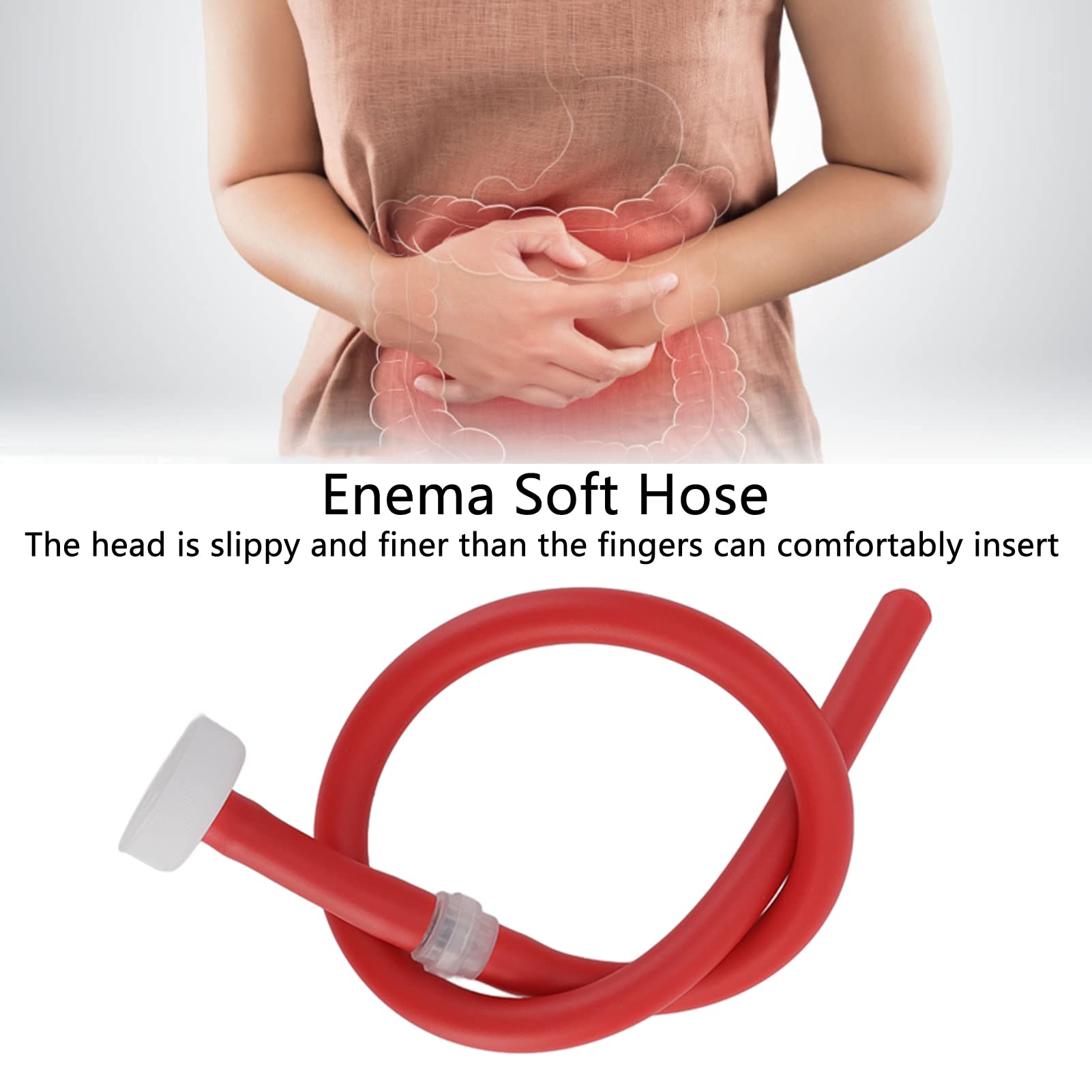 Alvinlite Enema Hose Kit - Silicone Nozzle for Colon Cleansing & Coffee Enema at Home