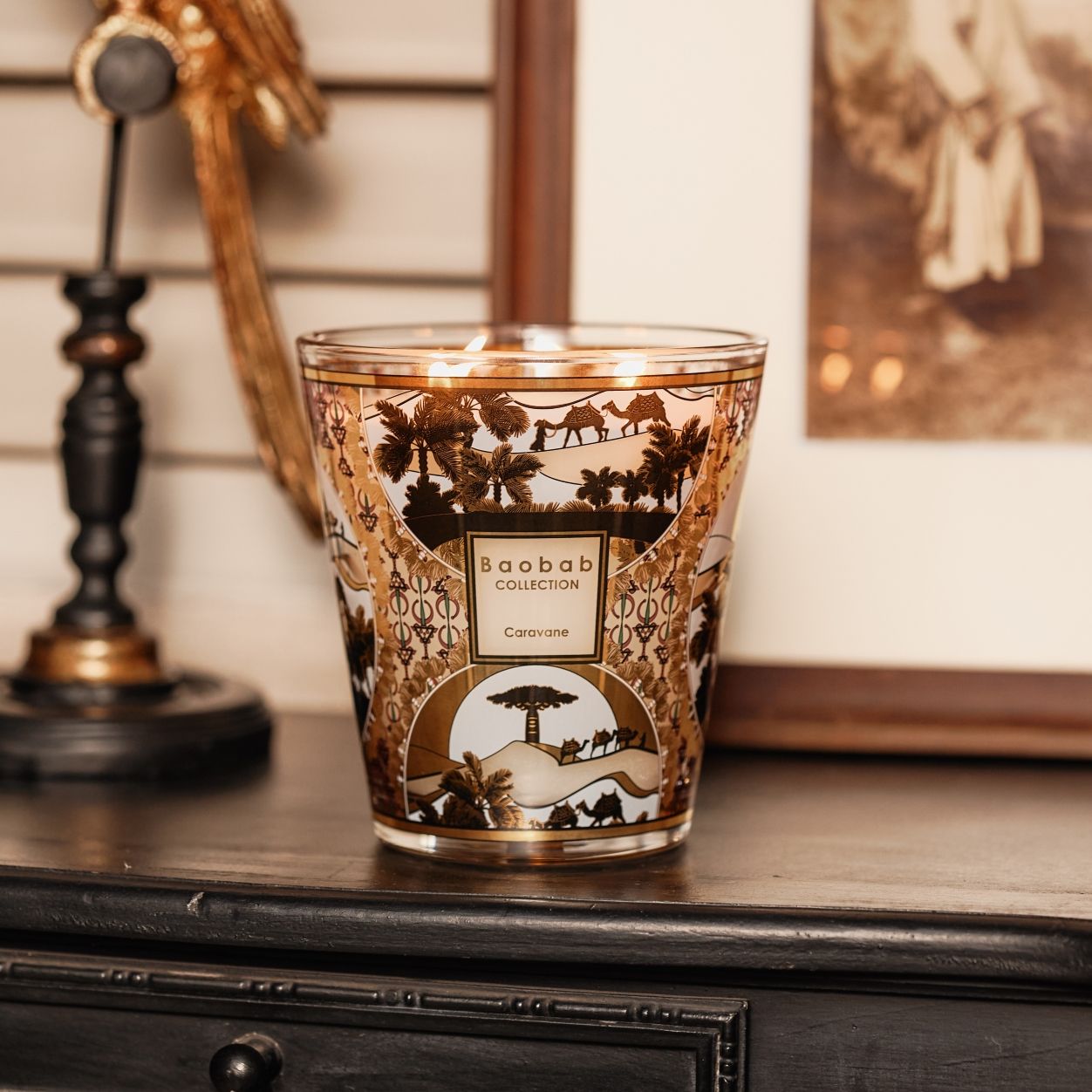 Caravane Scented Candle - Limited Edition Luxury Soy Wax Candle for Home Decor, Romantic Dinner & Relaxation