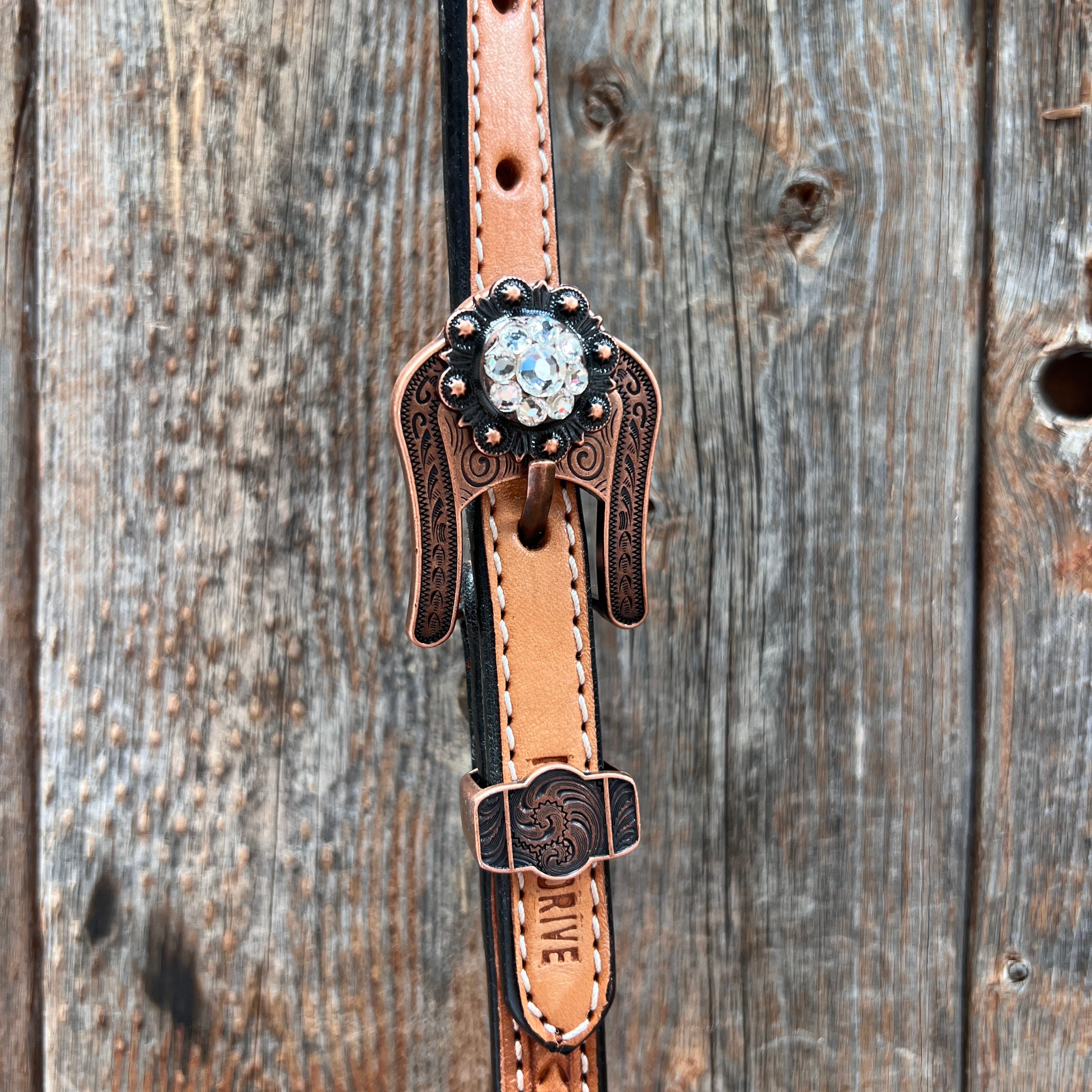 One Ear Headstall / Bridle #OE201 - Durable Horse Bridle for Western Riding, Training & Show - Comfortable Leather Headgear for Equestrian Sports