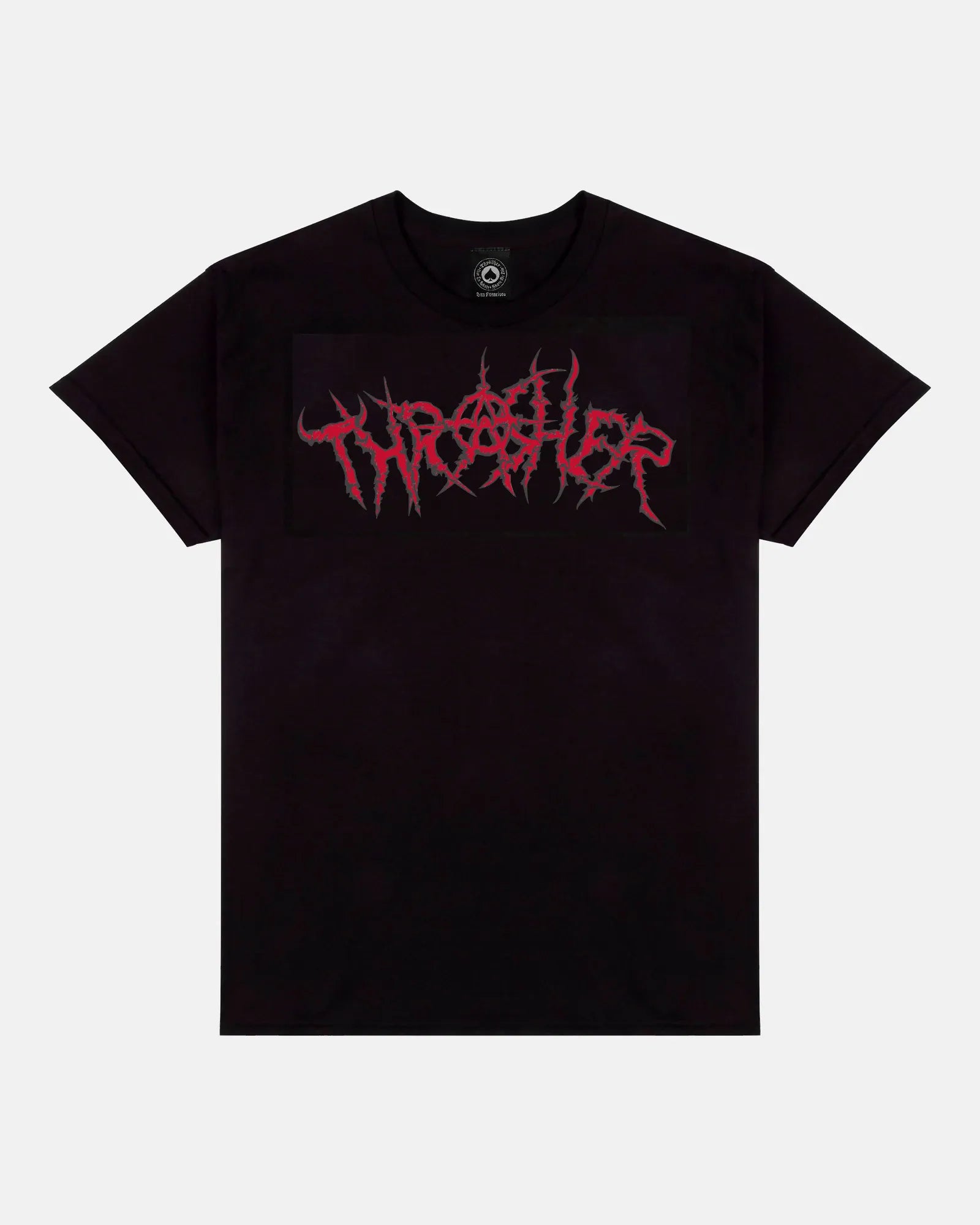 Thrasher Thorn Graphic T-Shirt for Men - Black Cotton Streetwear Tee - Perfect for Skateboarding, Concerts & Casual Outfits