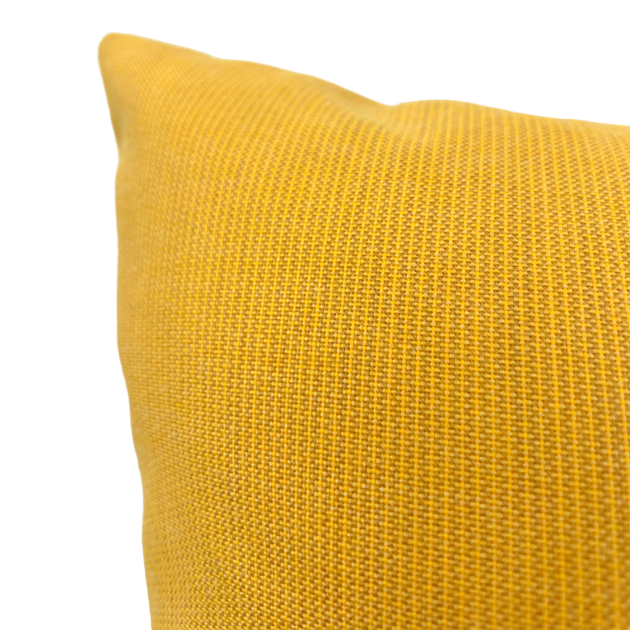 Sunbrella Daffodil Yellow Outdoor Throw Pillow 17x17 - Waterproof & UV Resistant Decorative Cushion for Patio, Garden, Poolside & Porch