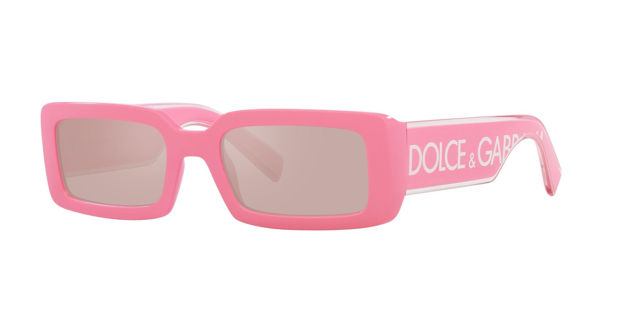 Dolce & Gabbana Women's Designer Sunglasses - Narrow Rectangle Frame UV Protection - Perfect for Beach, Driving & Fashion Accessories