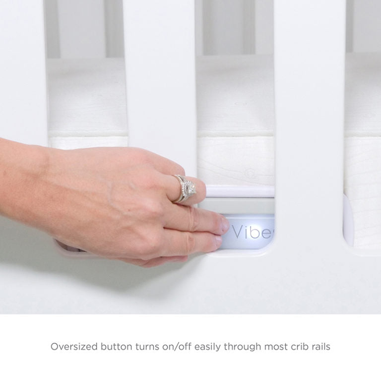 Contours Vibes™ 2-Stage Soothing Vibrations Crib Mattress & Toddler Bed - Gentle Baby Sleep Solution with Calming Vibrations for Nursery & Daycare Use