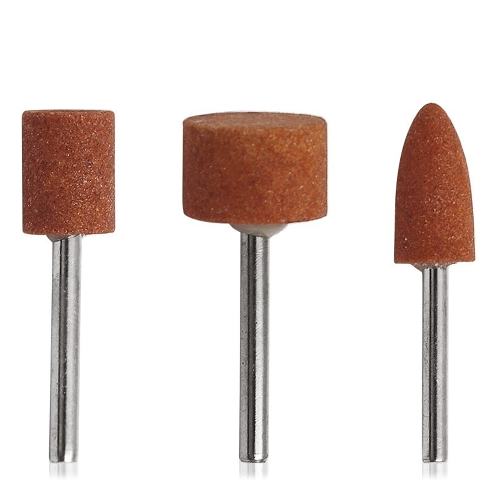 7-Piece Abrasive Mounted Stone Set for Rotary Tools - Grinding Stone Wheel Heads - Perfect for Metal, Wood & Glass Polishing - DIY & Professional Use