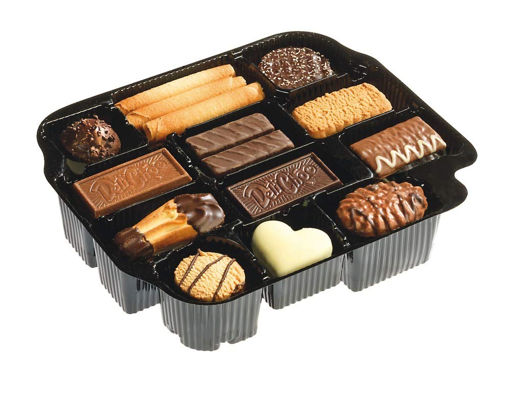 Delacre Tea Time Biscuit Assortment (5x1000g Metal Tin) | Office Snack Pack | Perfect for Coffee Breaks, Corporate Gifts & Afternoon Tea Parties